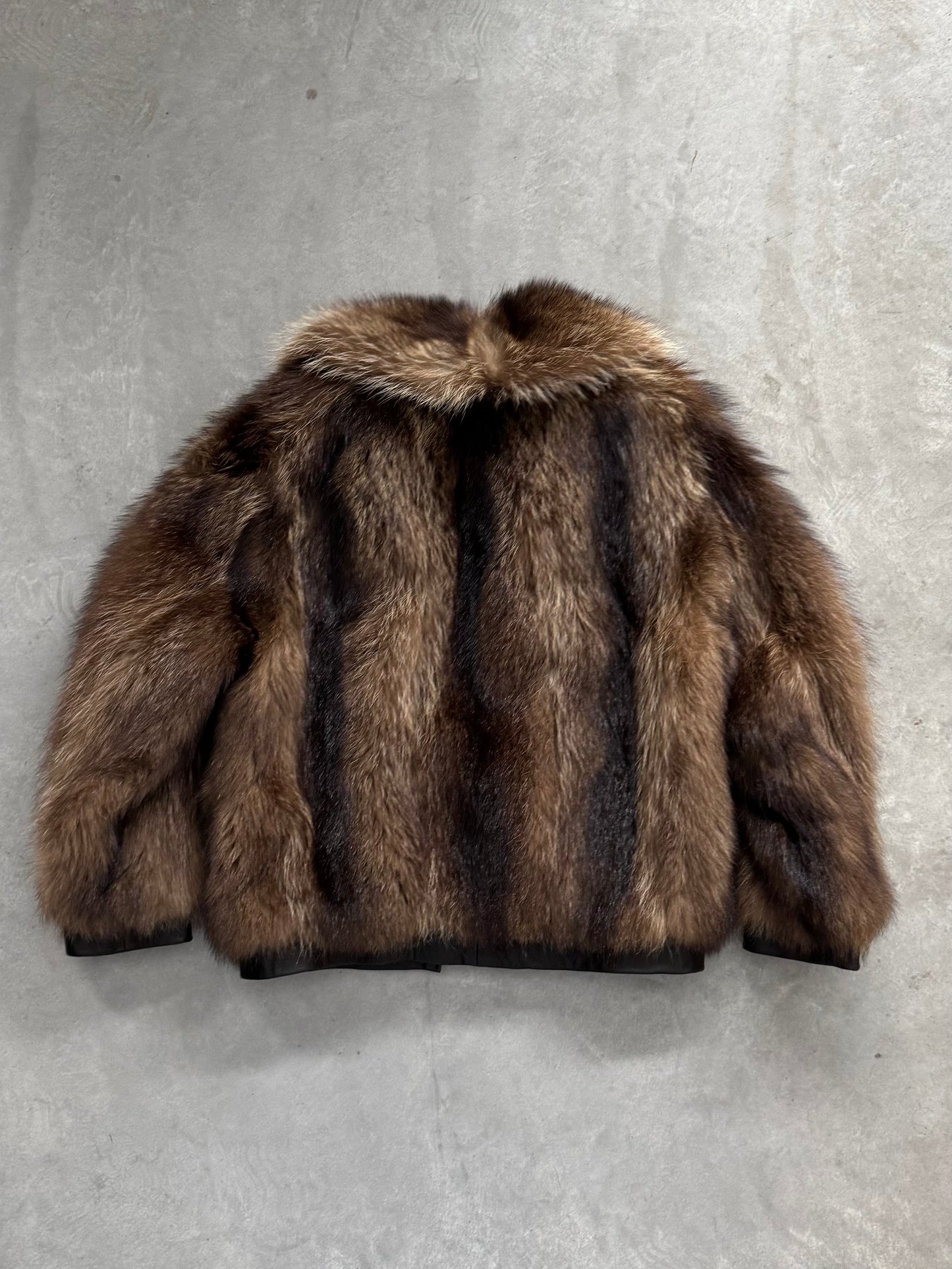 Vintage Real Fur Coat - L
