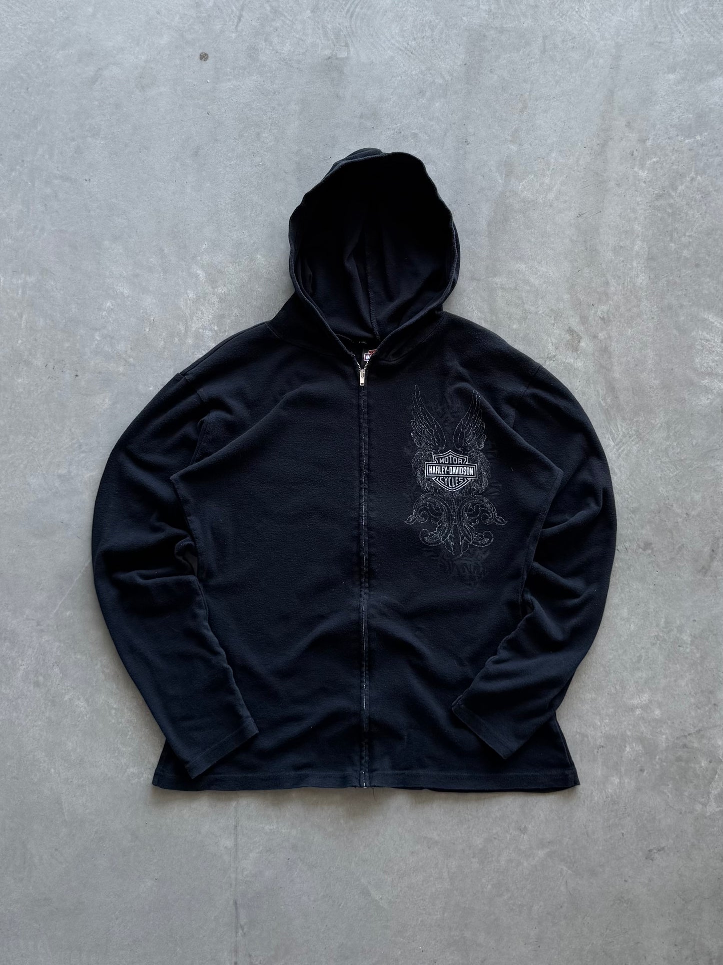 Women’s Harley Davidson Zip Up Hoodie - XL