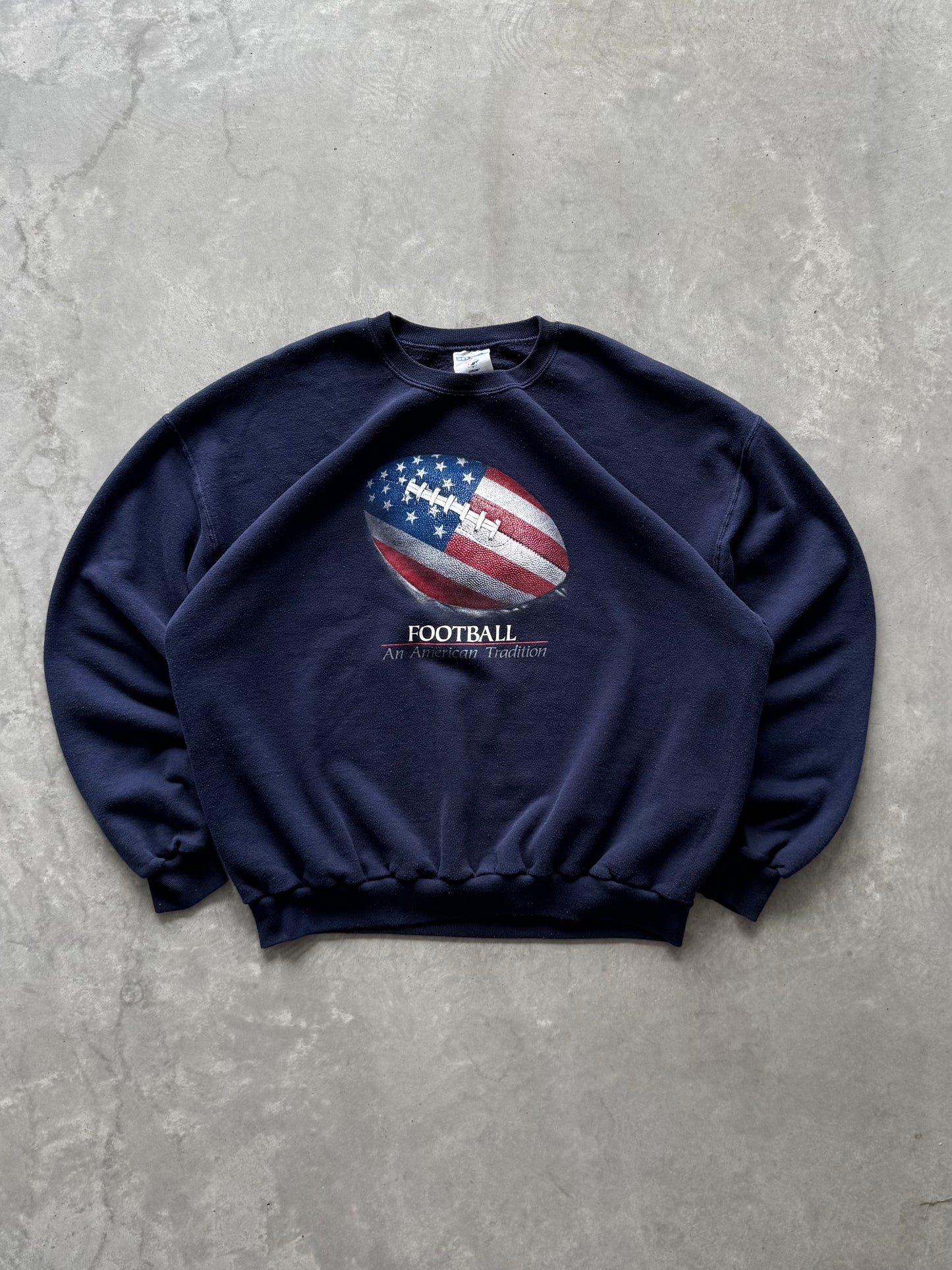 Vintage Football An American Tradition Sweatshirt - XL