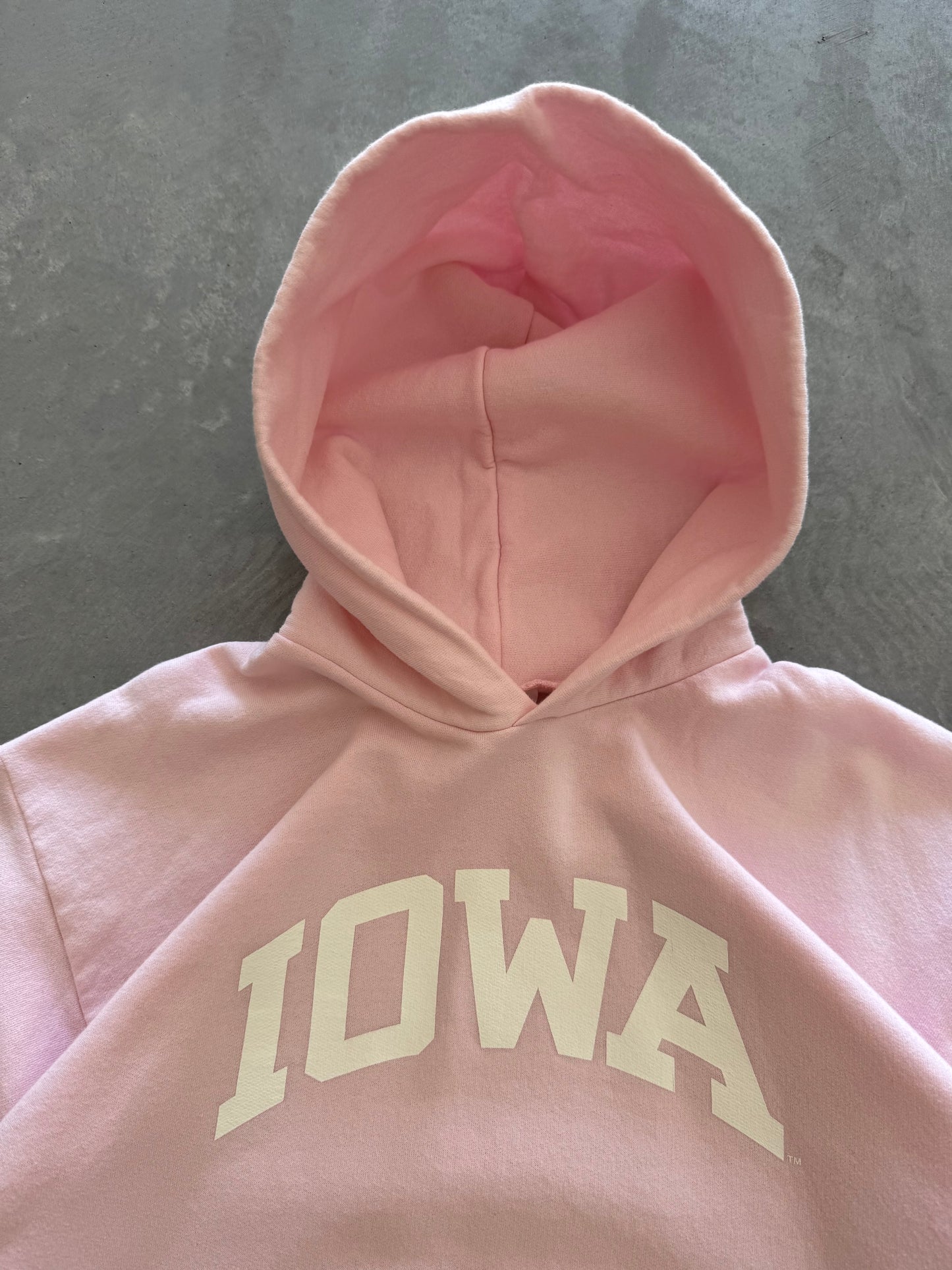 Pink Iowa Hoodie - M