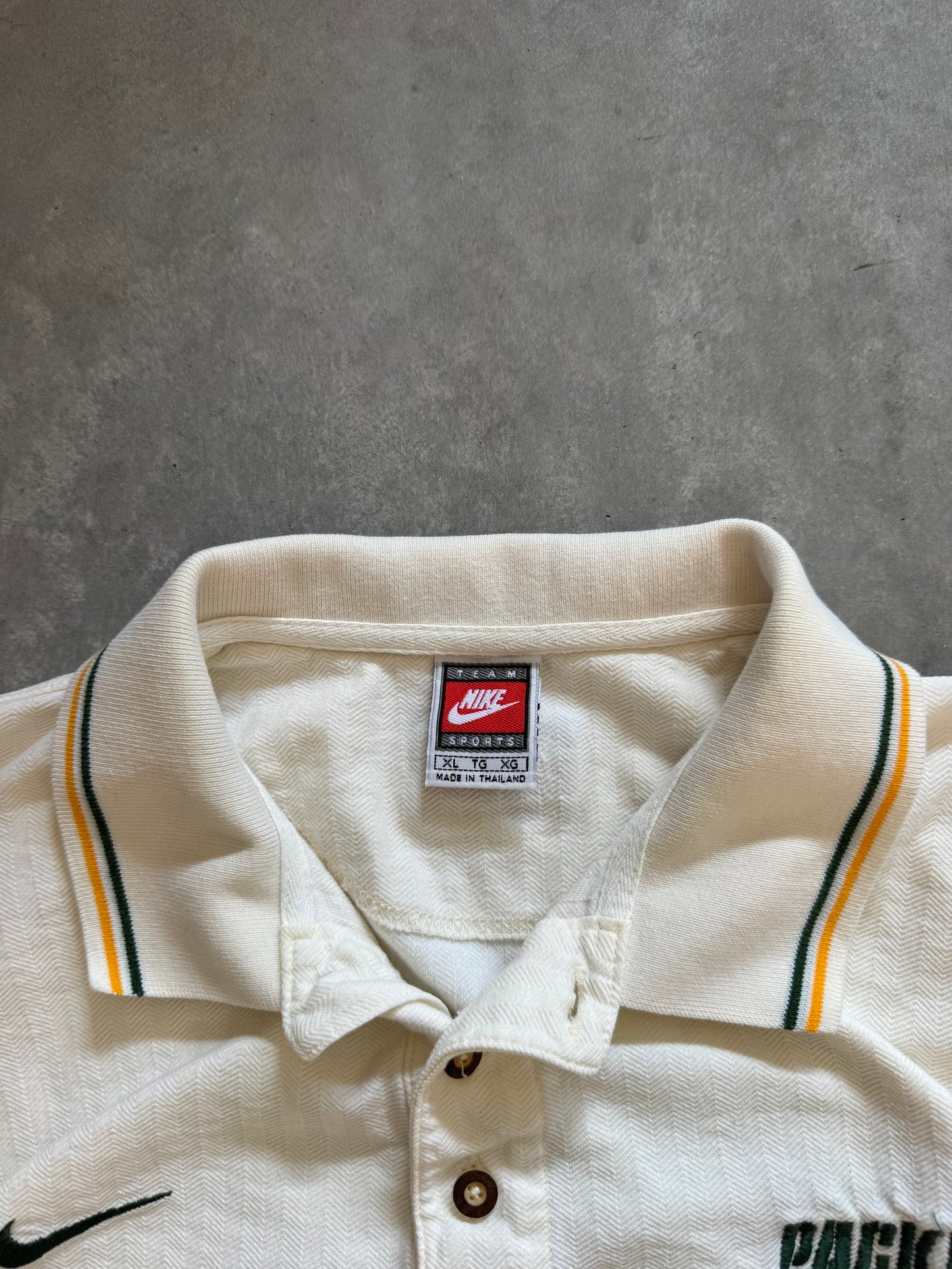 Vintage 90s Nike Green Bay Packers Polo - XL