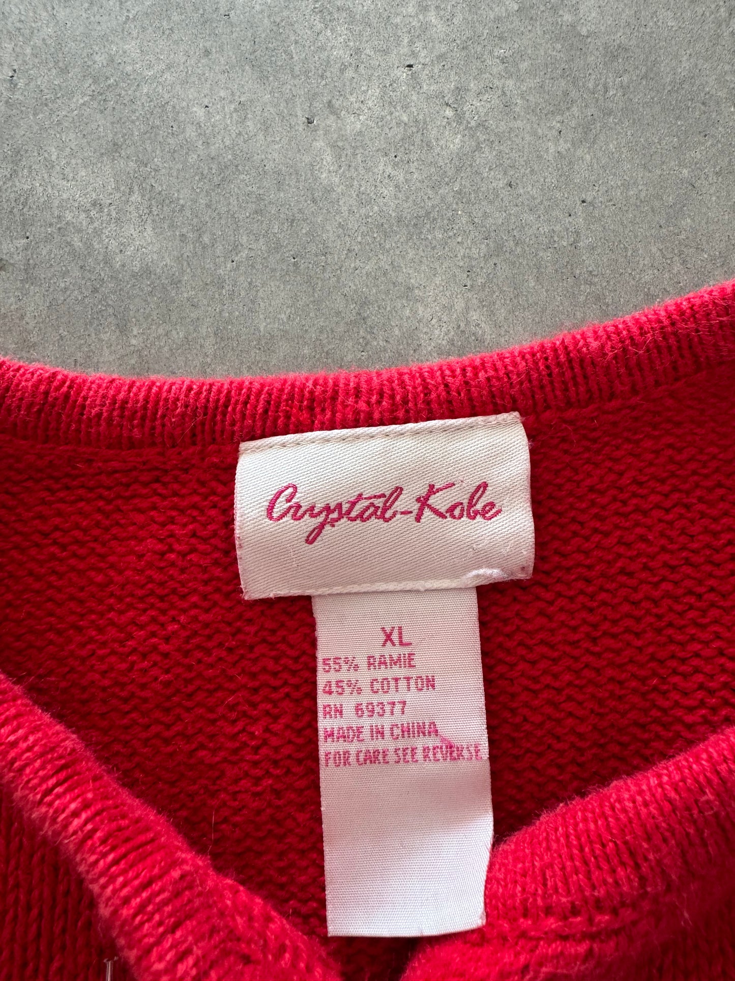 Vintage Snowman Cardigan - XL