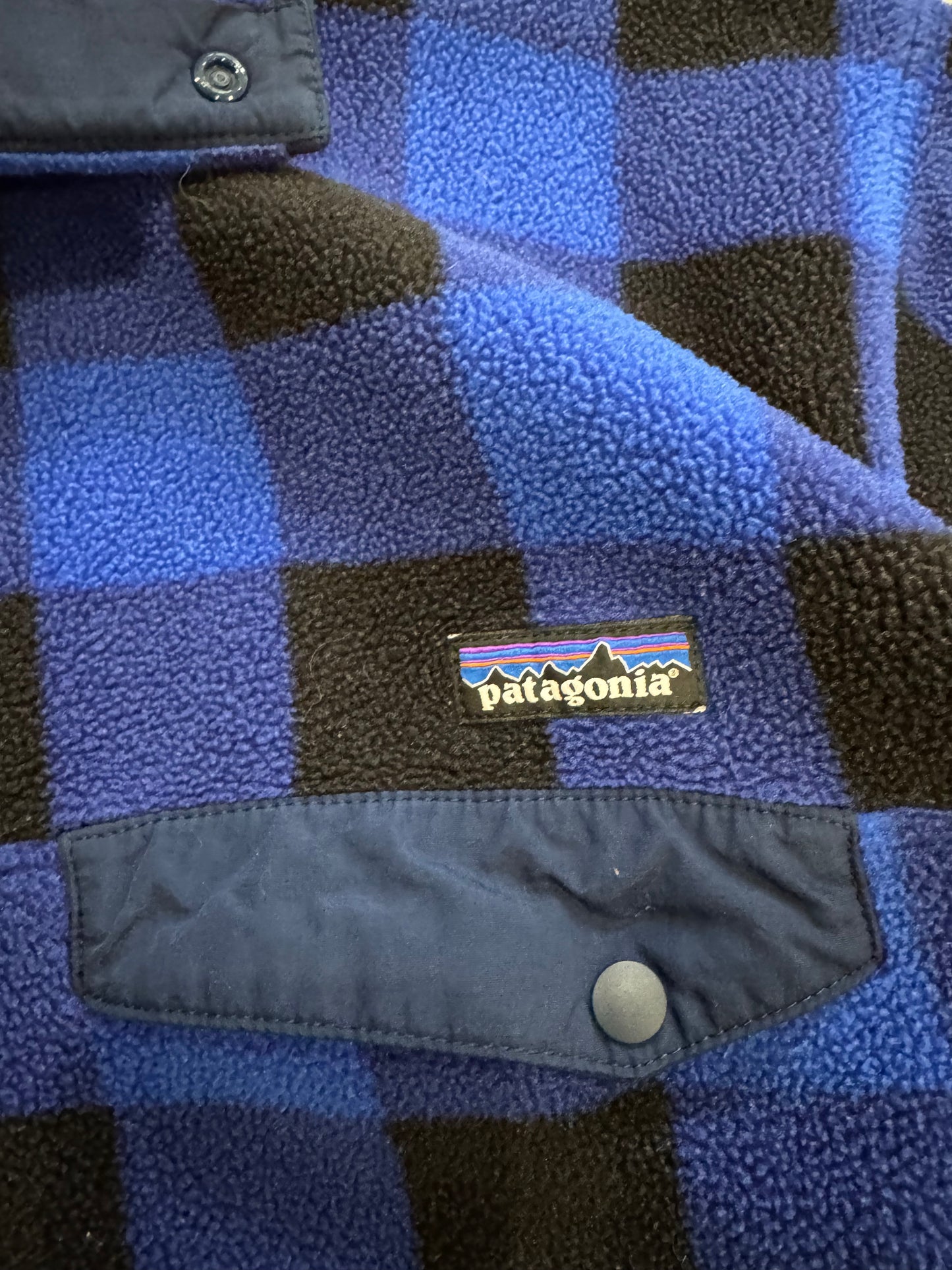 Vintage 90s Patagonia Plaid Fleece - XL