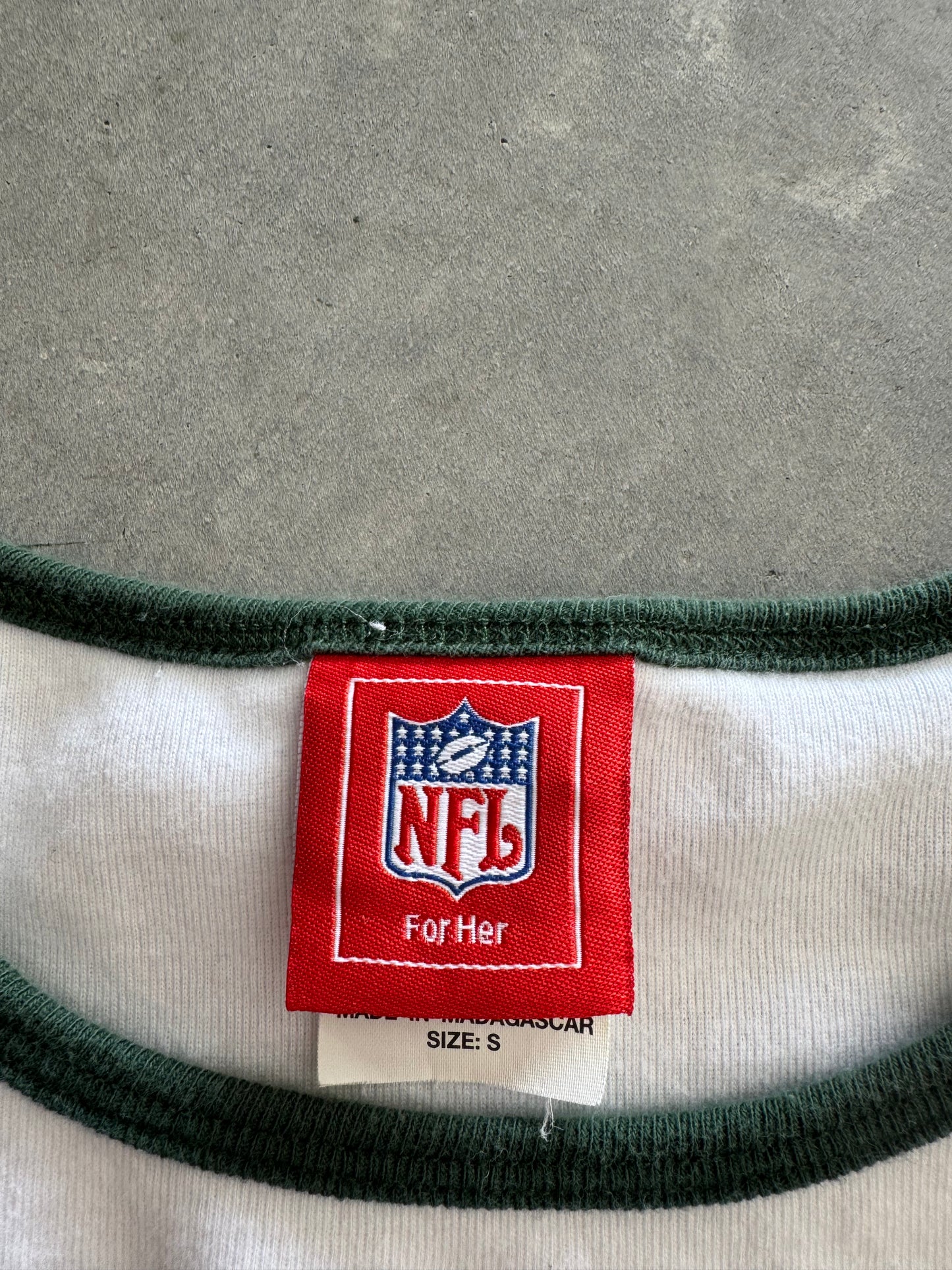 Vintage Green Bay Packers Women’s Baby Tee - S