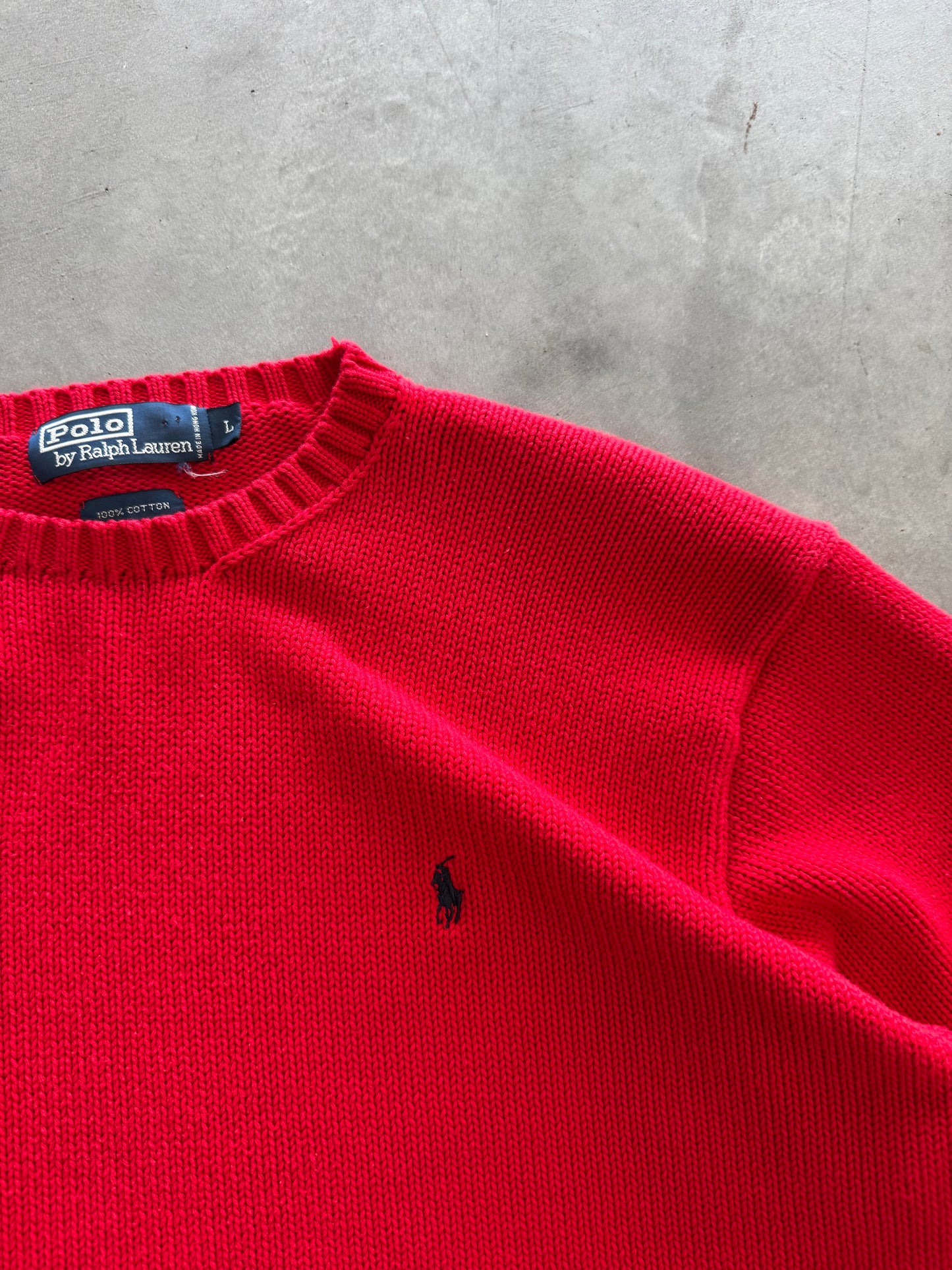 Vintage 90s Polo Ralph Lauren Sweater - L