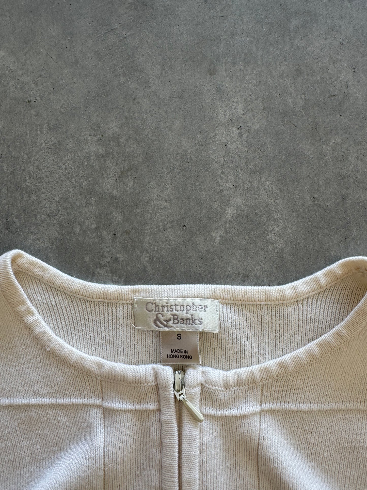 Vintage Christopher & Banks Zip Up - S