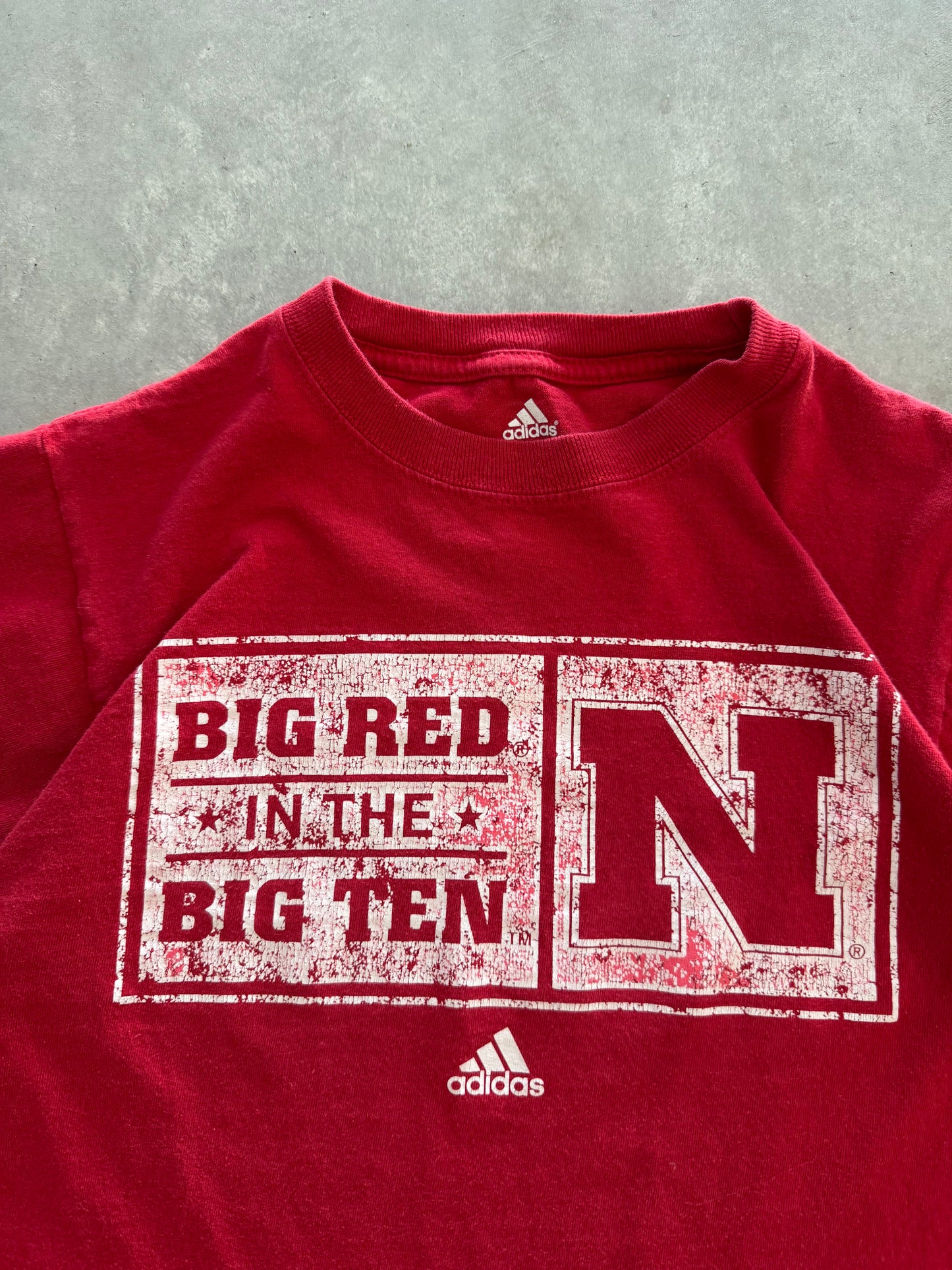 Nebraska Adidas Tee - S