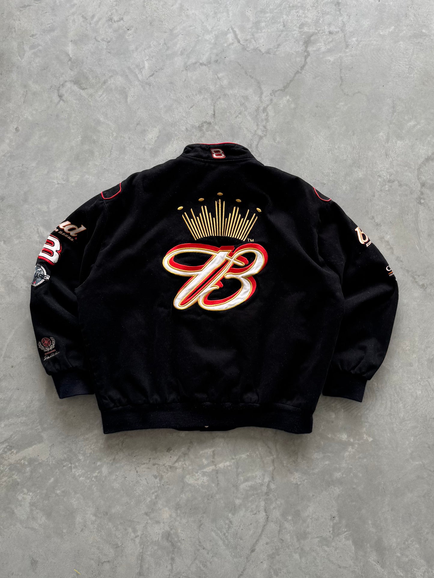 Vintage Budweiser King of Beers Nascar Jacket - XL