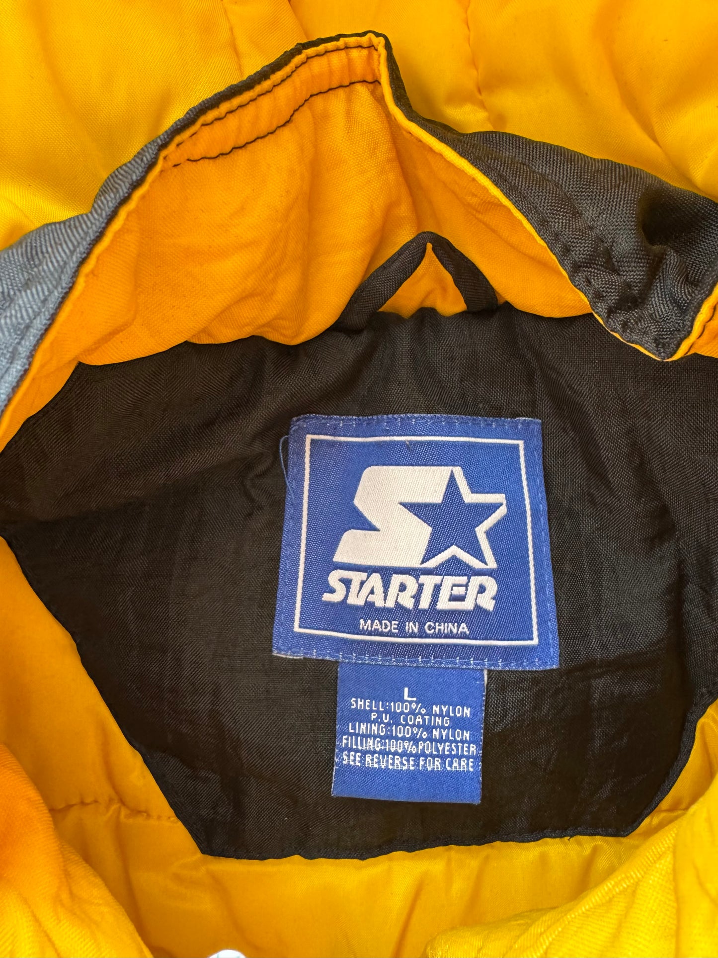 Vintage 90s Iowa Hawkeyes Starter Coat - S