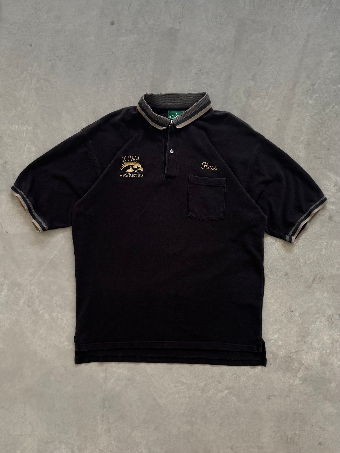 Vintage Iowa Hawkeyes Polo - XL