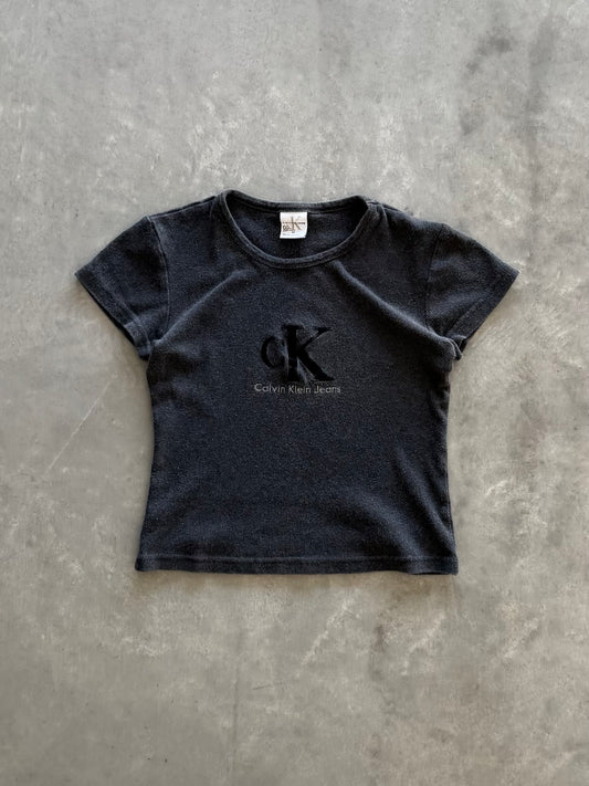 Vintage Calvin Klein Women’s Baby Tee - M