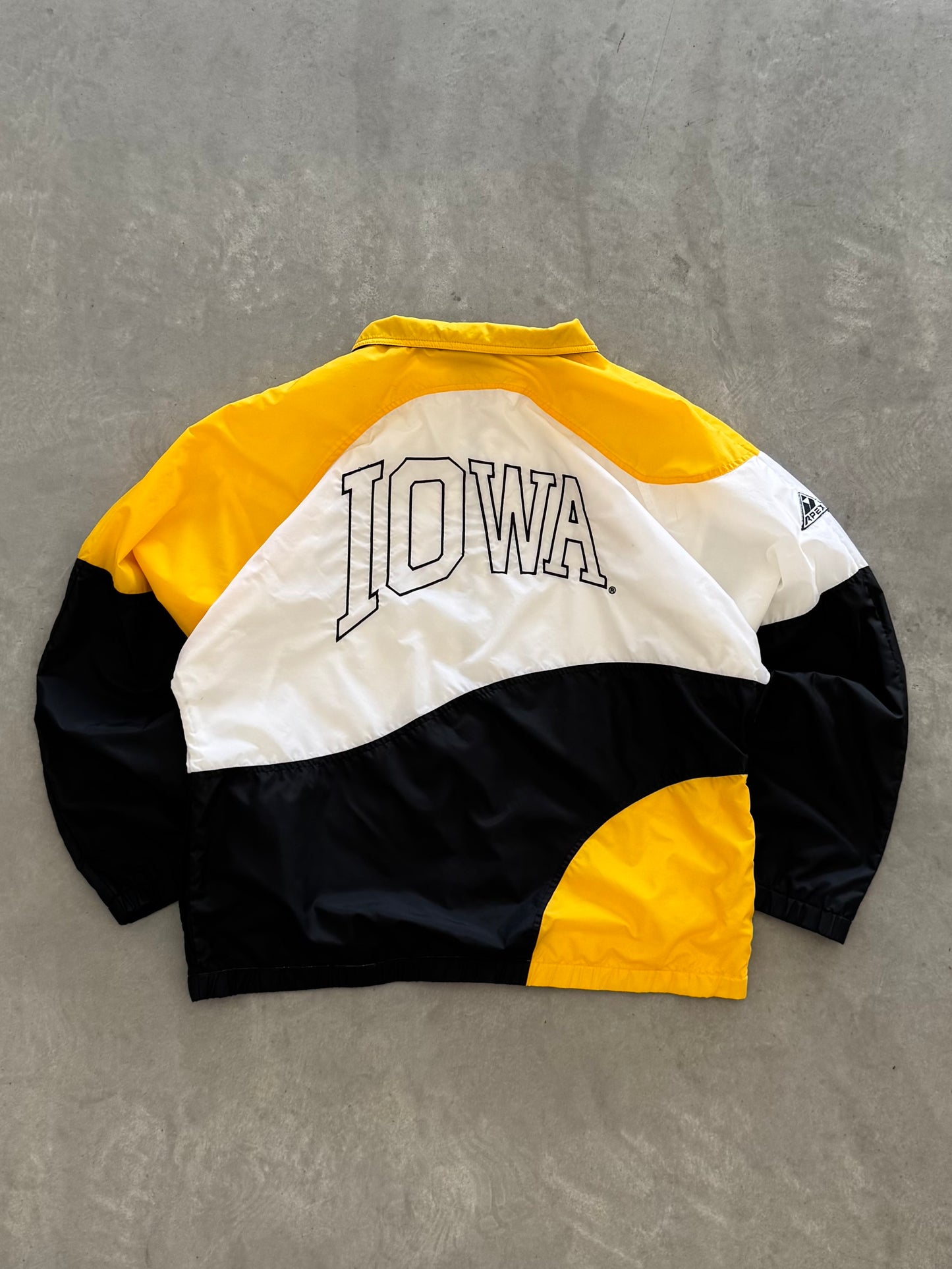 Vintage 90s Iowa Hawkeyes Windbreaker - L