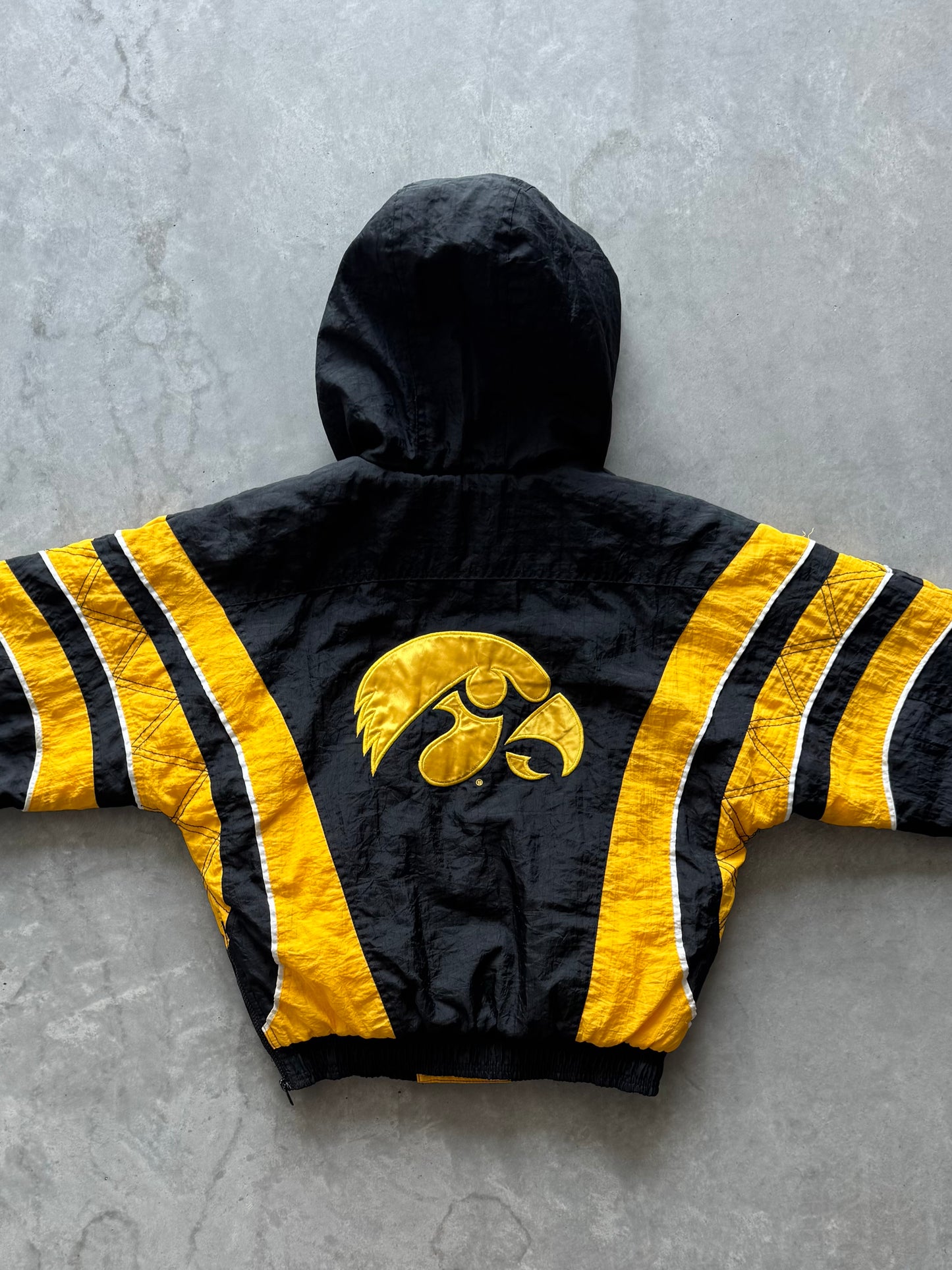Vintage 90s Iowa Hawkeyes Starter Coat - S
