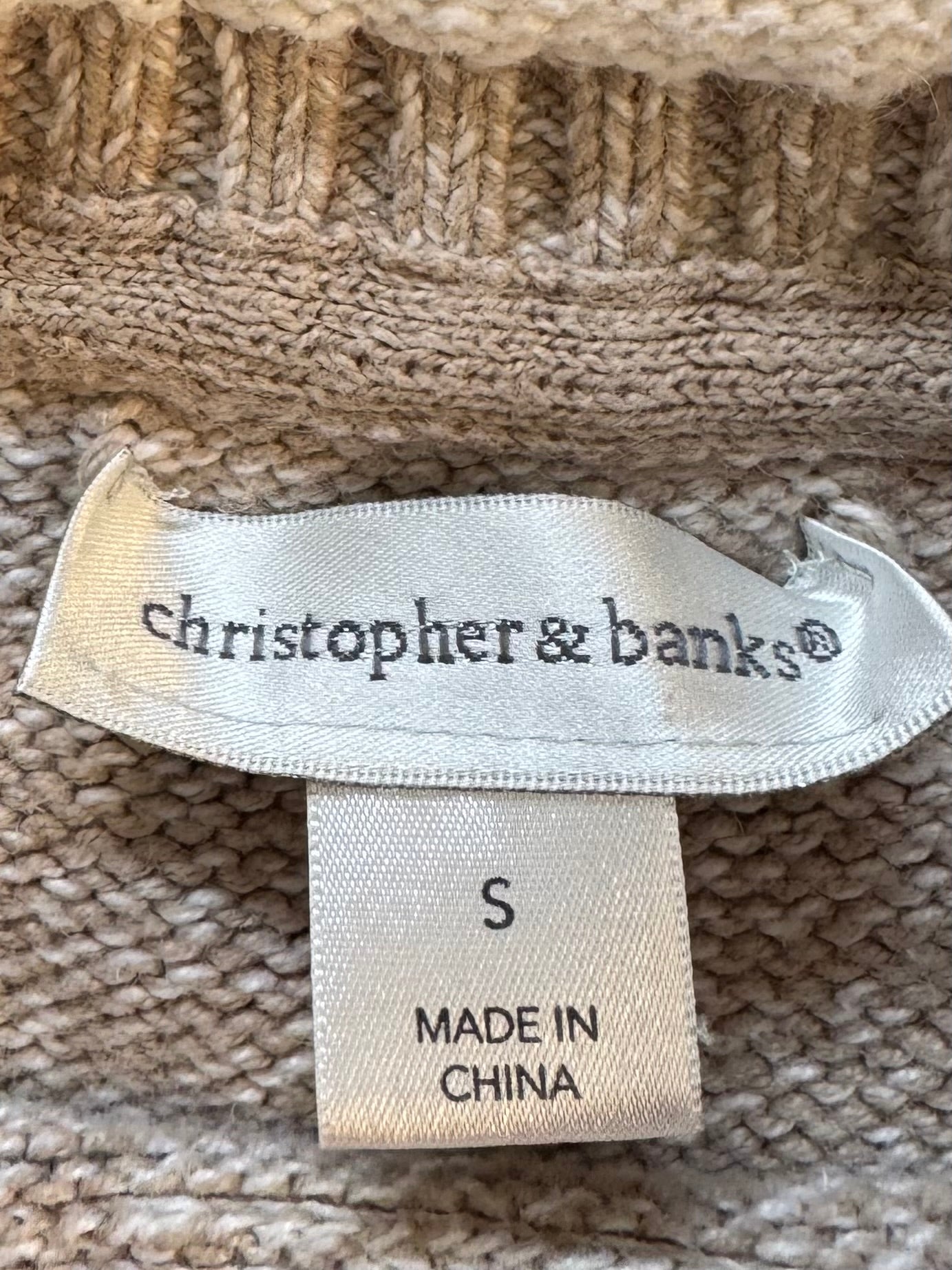 Vintage Christopher & Banks Christmas Sweater - S