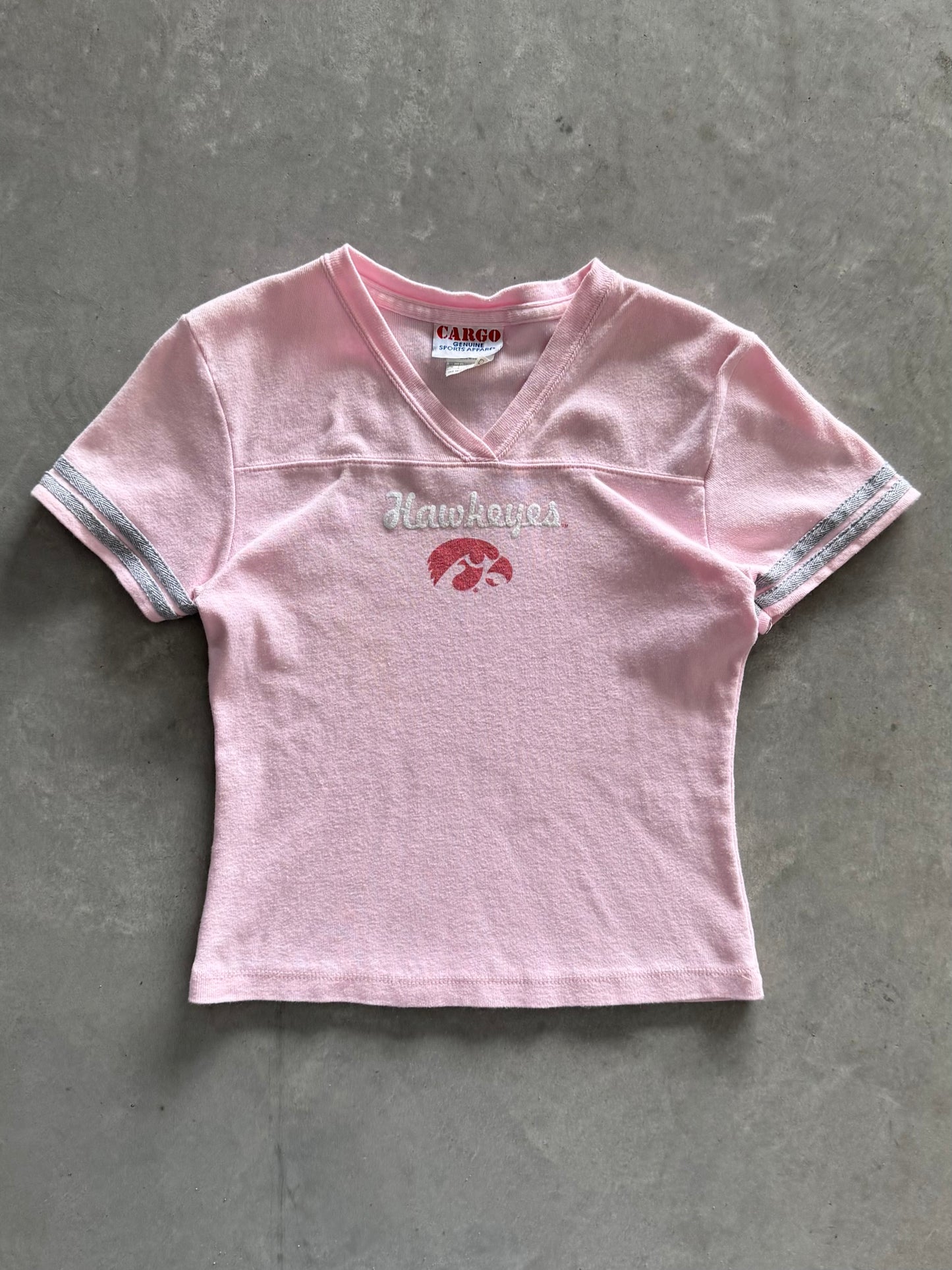 Vintage Iowa Hawkeyes Women’s Baby Tee - M