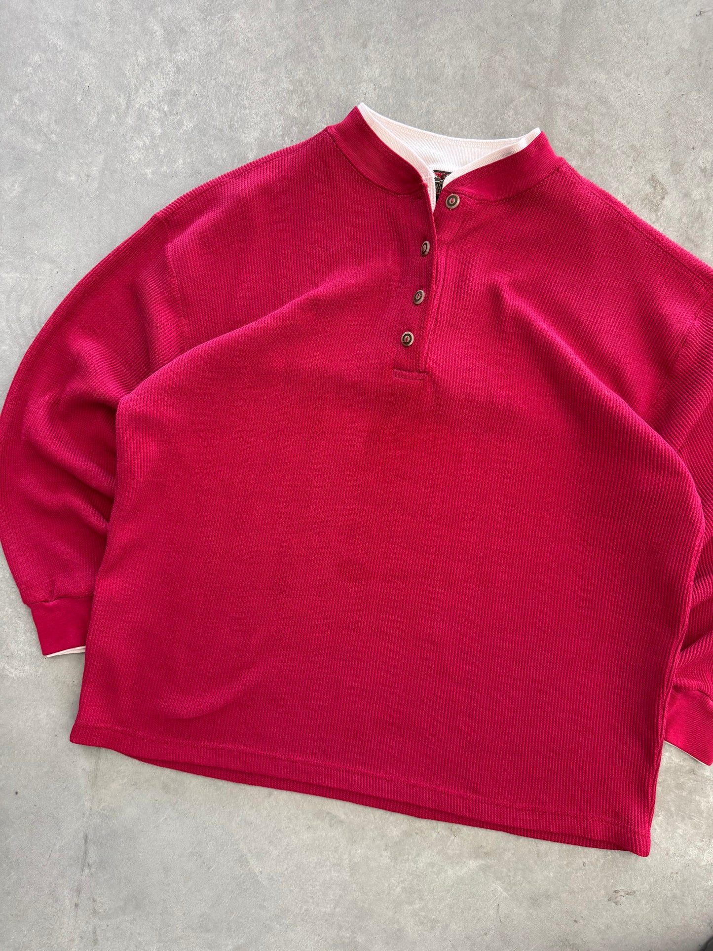 Vintage Layered Waffle Knit - M