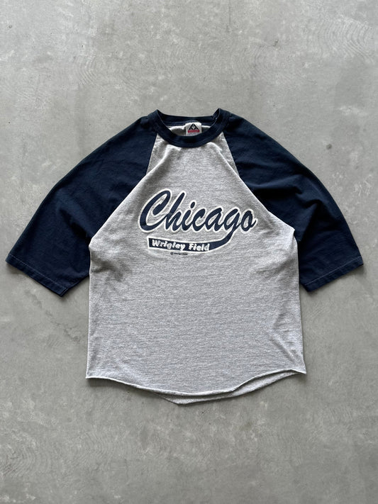 Vintage Chicago Cubs 3/4 Sleeve Tee - L