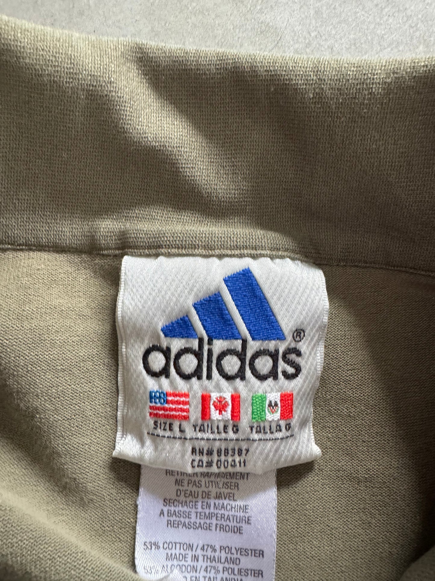 Vintage 90s Adidas Polo - L