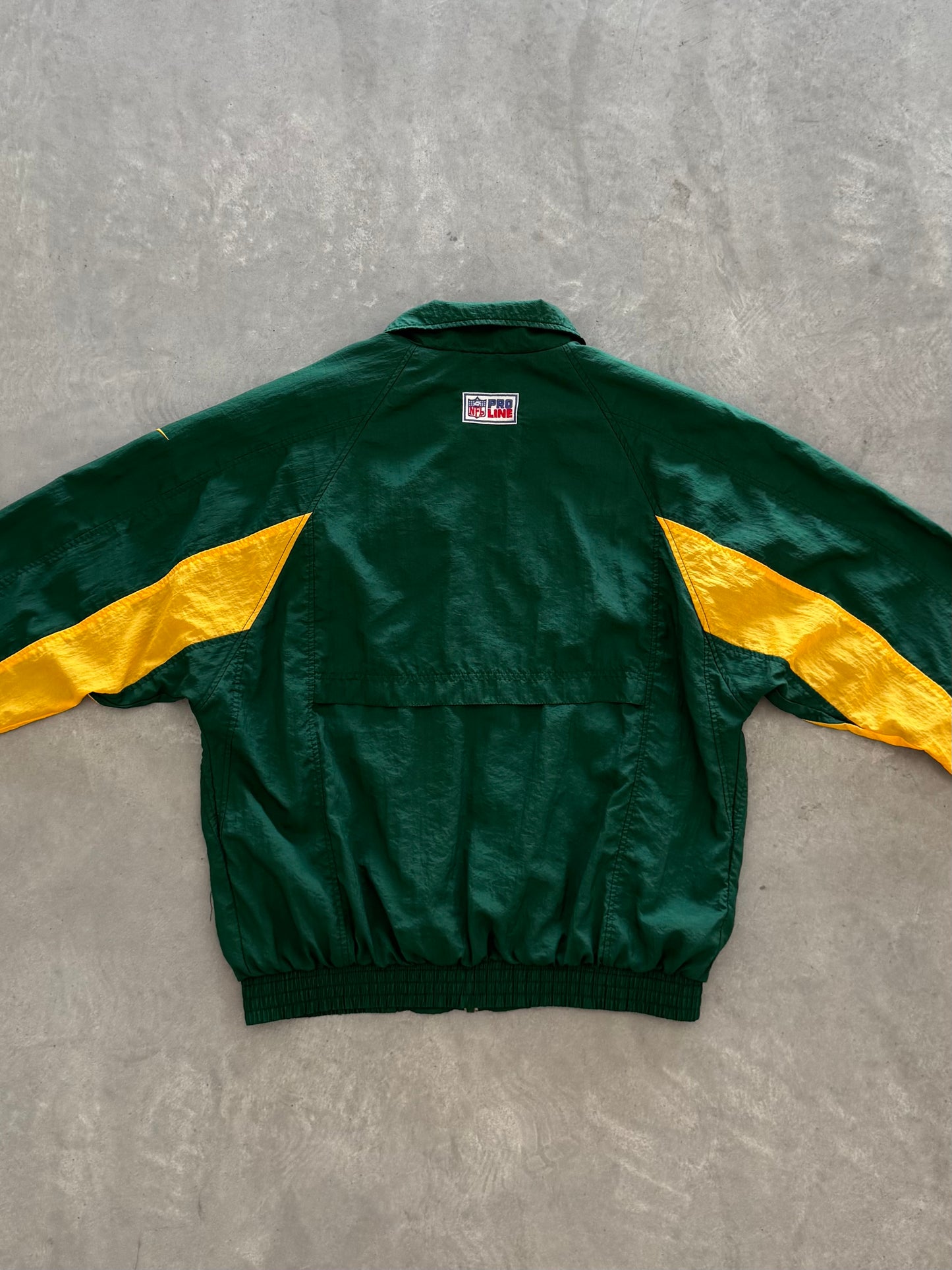 Vintage 90s Nike Green Bay Packers Windbreaker - M