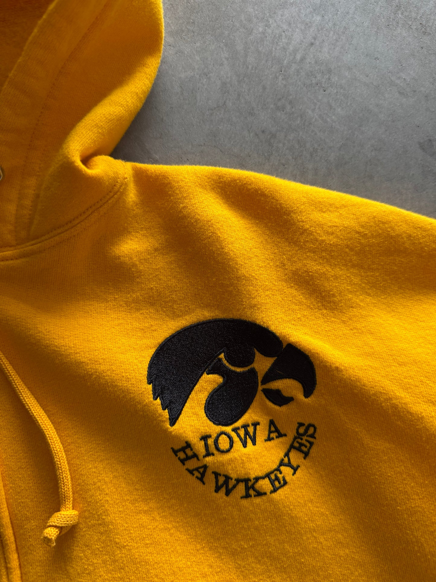 Vintage Iowa Hawkeyes Zip Up Hoodie - XXL