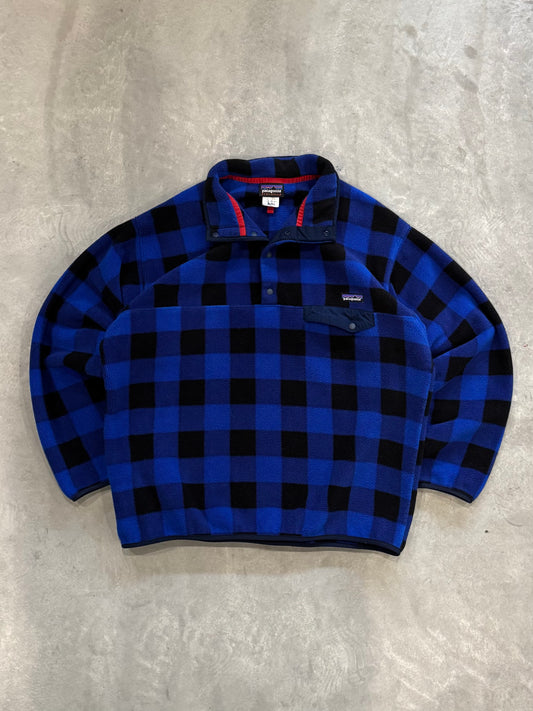 Vintage 90s Patagonia Plaid Fleece - XL