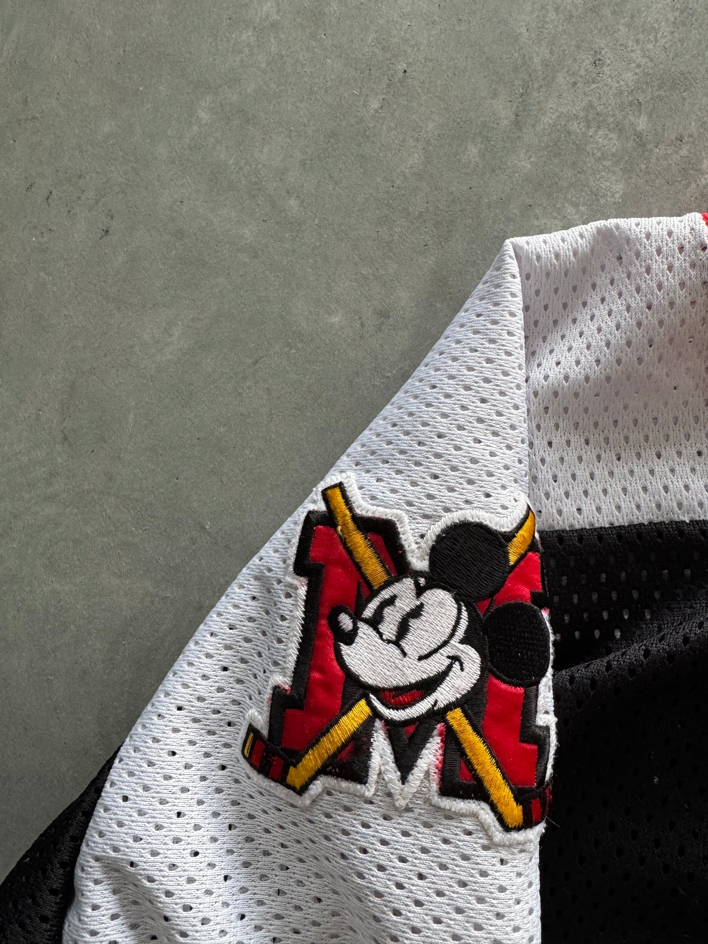 Vintage 90s Mickey Mouse Hockey Jersey - XL