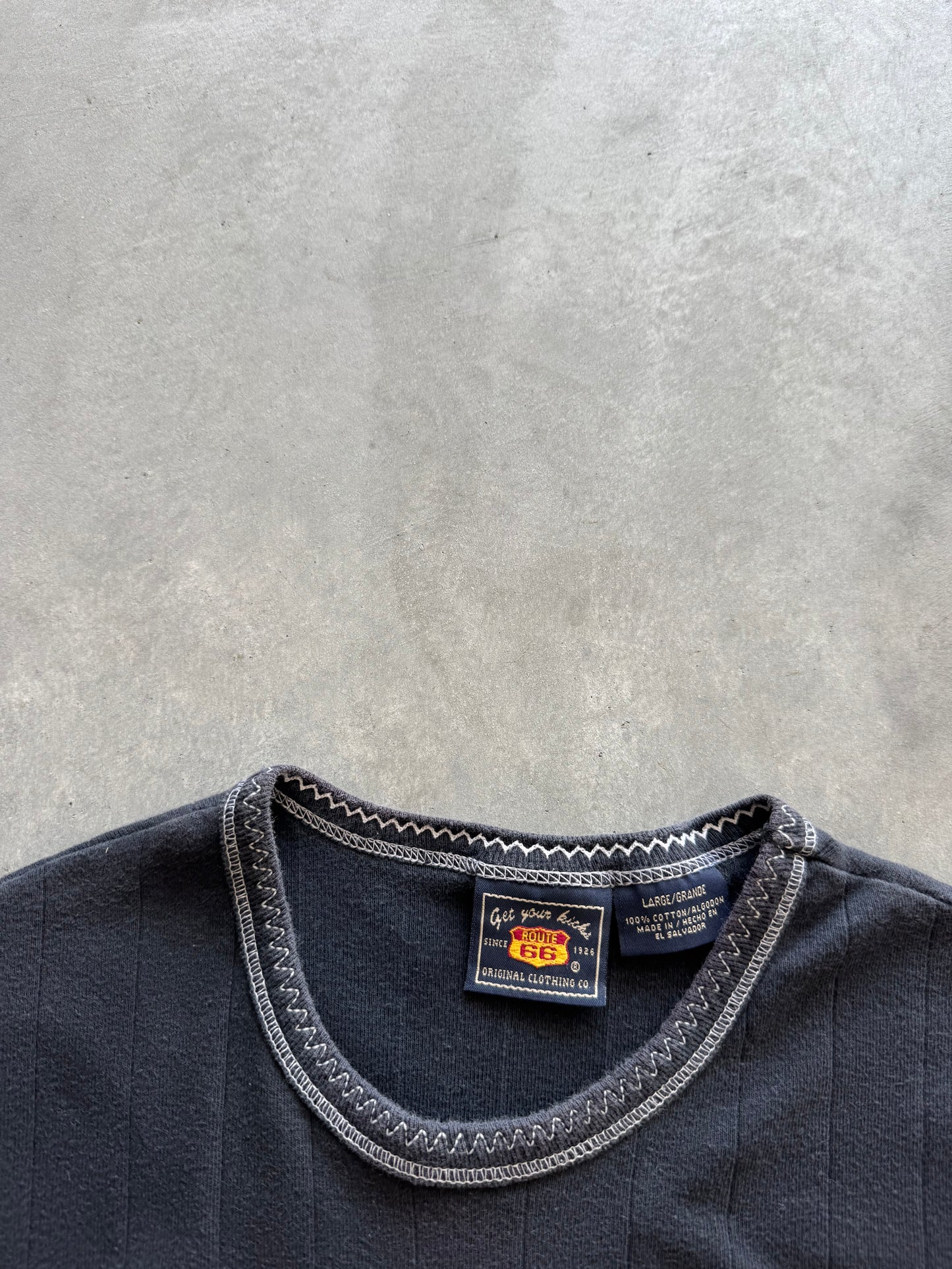 Vintage Women’s Cropped Route 66 Tee - L