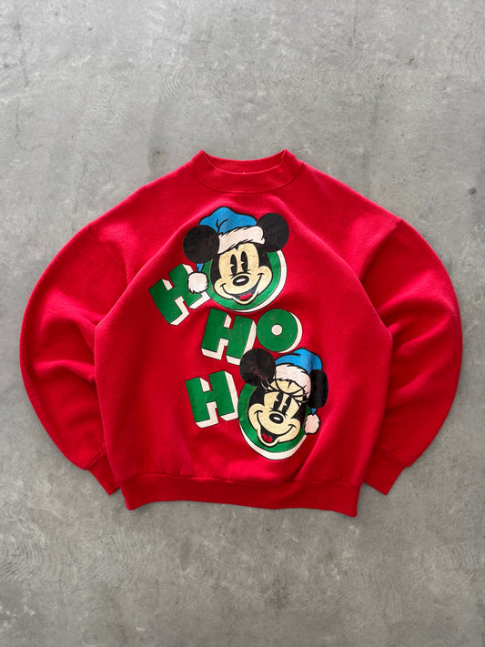 Vintage Mickey HoHoHo Sweatshirt - XL