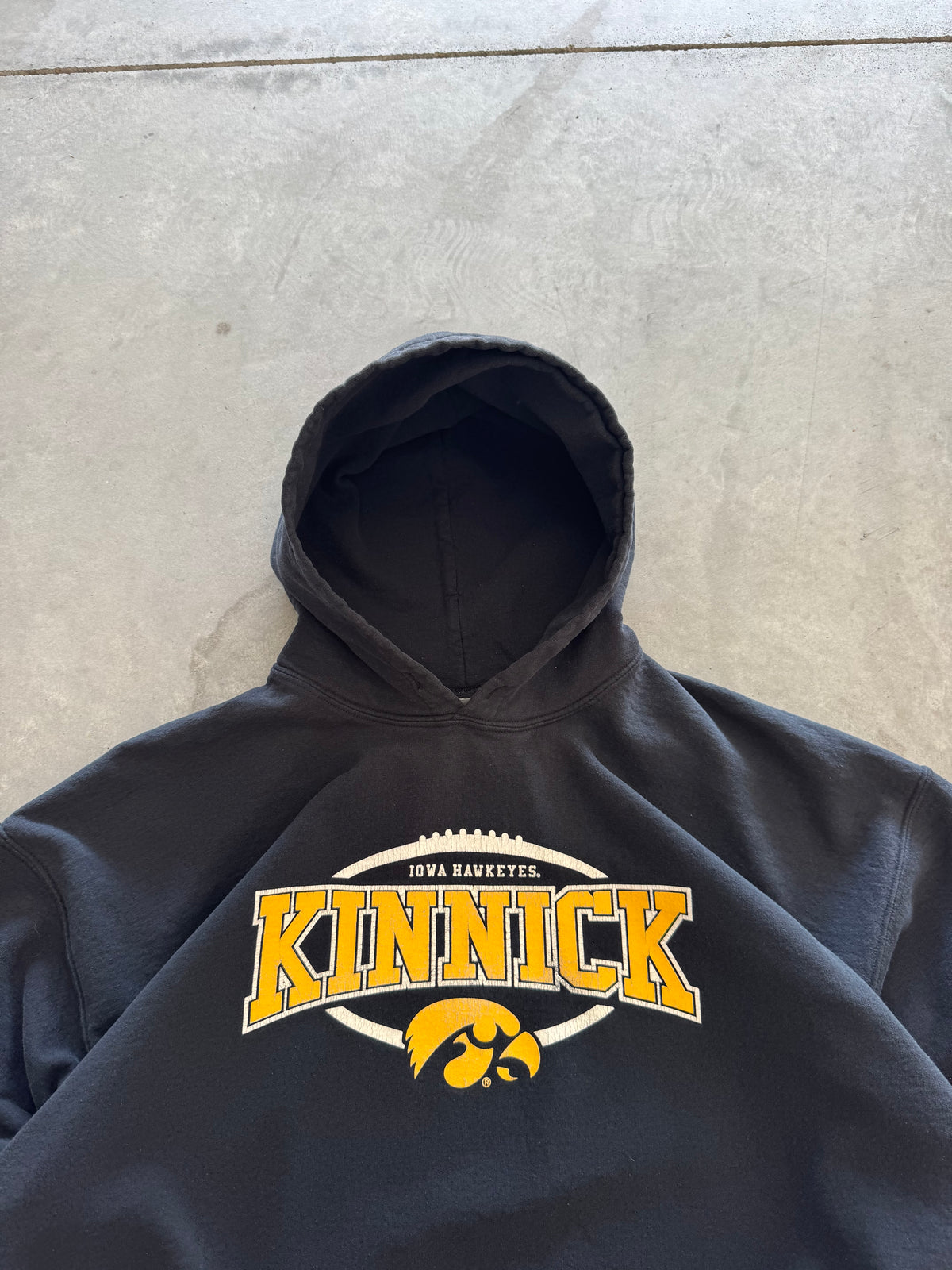Vintage Iowa Hawkeyes Kinnick Hoodie - XL
