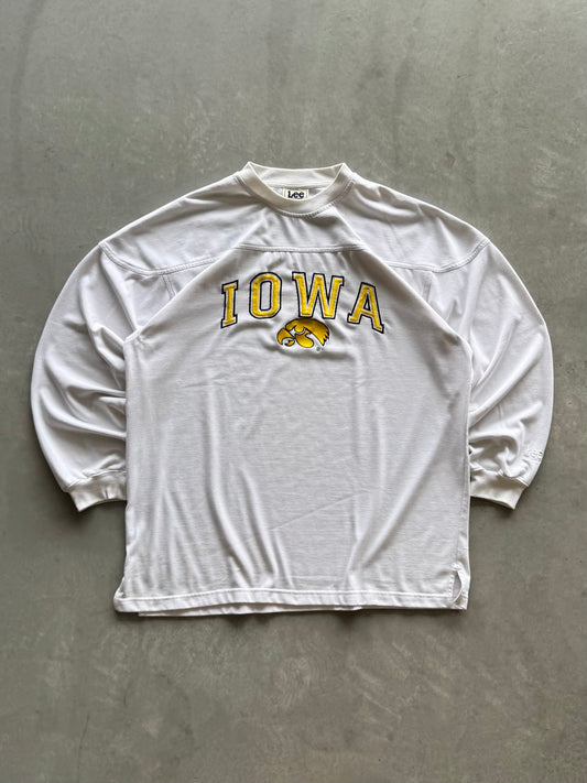 Vintage 90s Lee Iowa Hawkeyes Long Sleeve - XXL