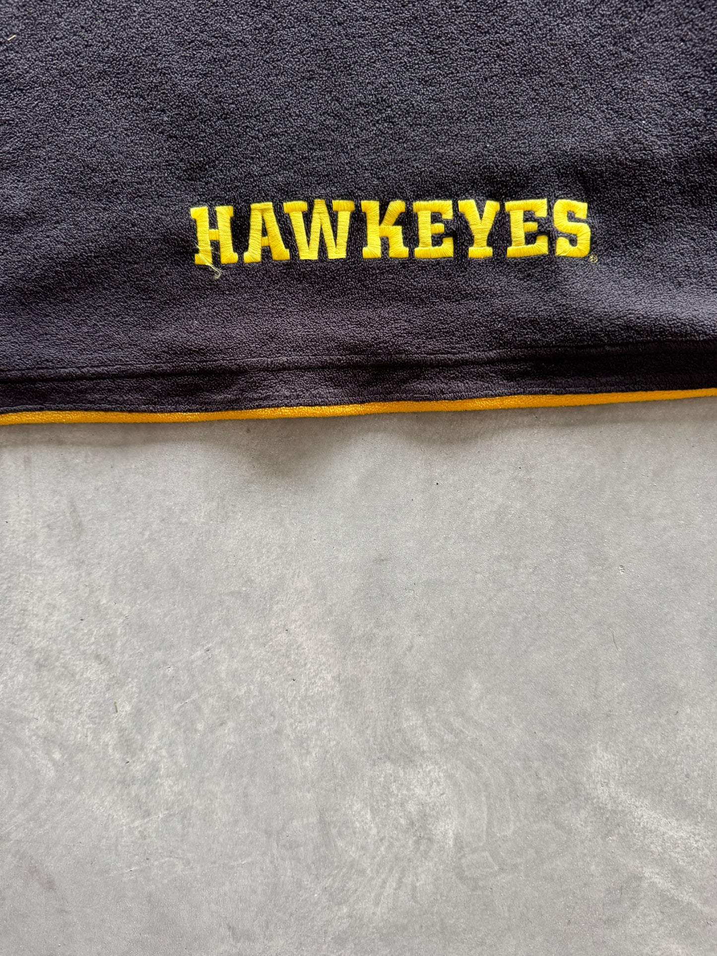 Vintage Iowa Hawkeyes Columbia Fleece Hoodie - XL