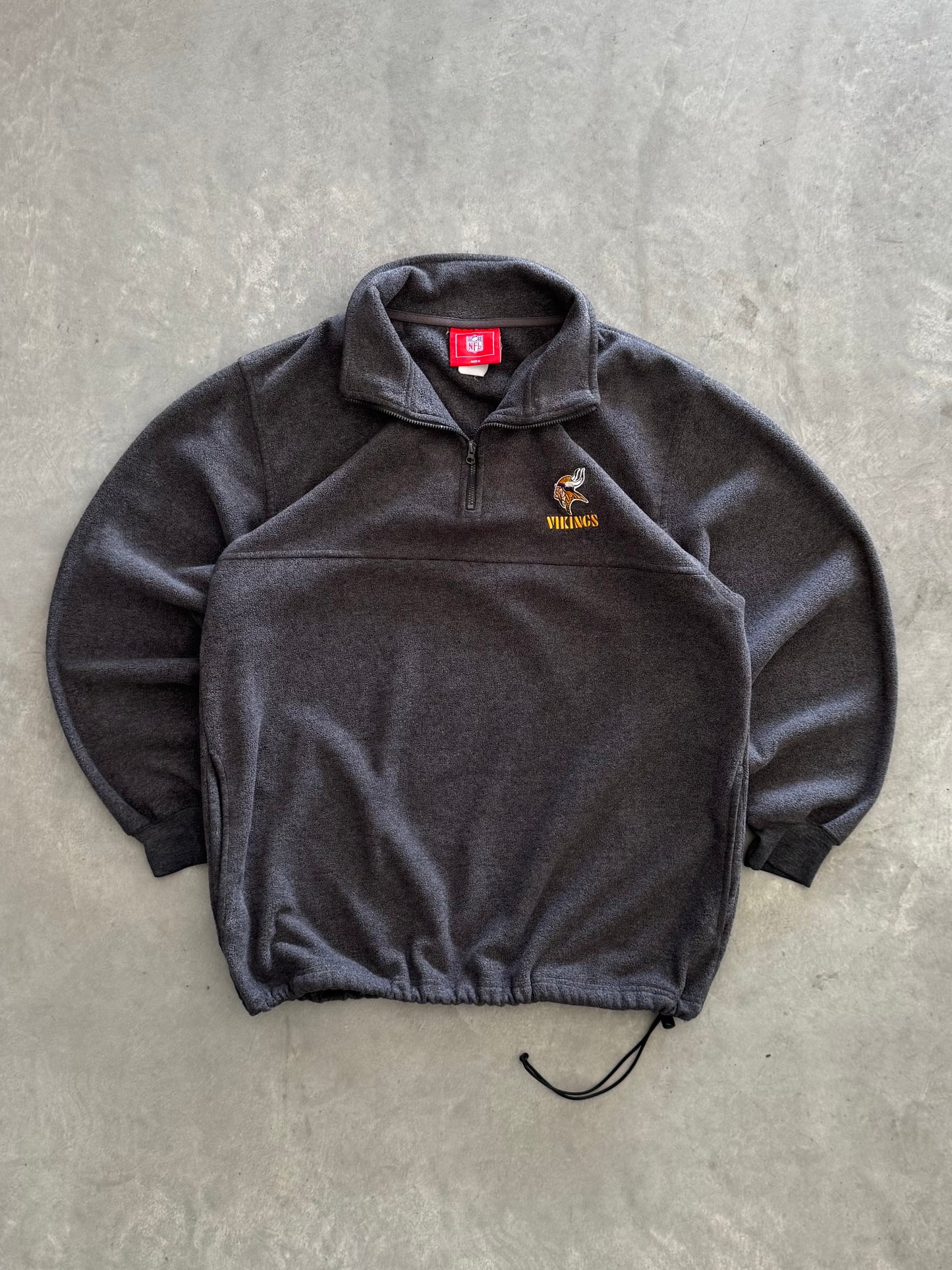 Vintage Minnesota Vikings Fleece Quarterzip - M