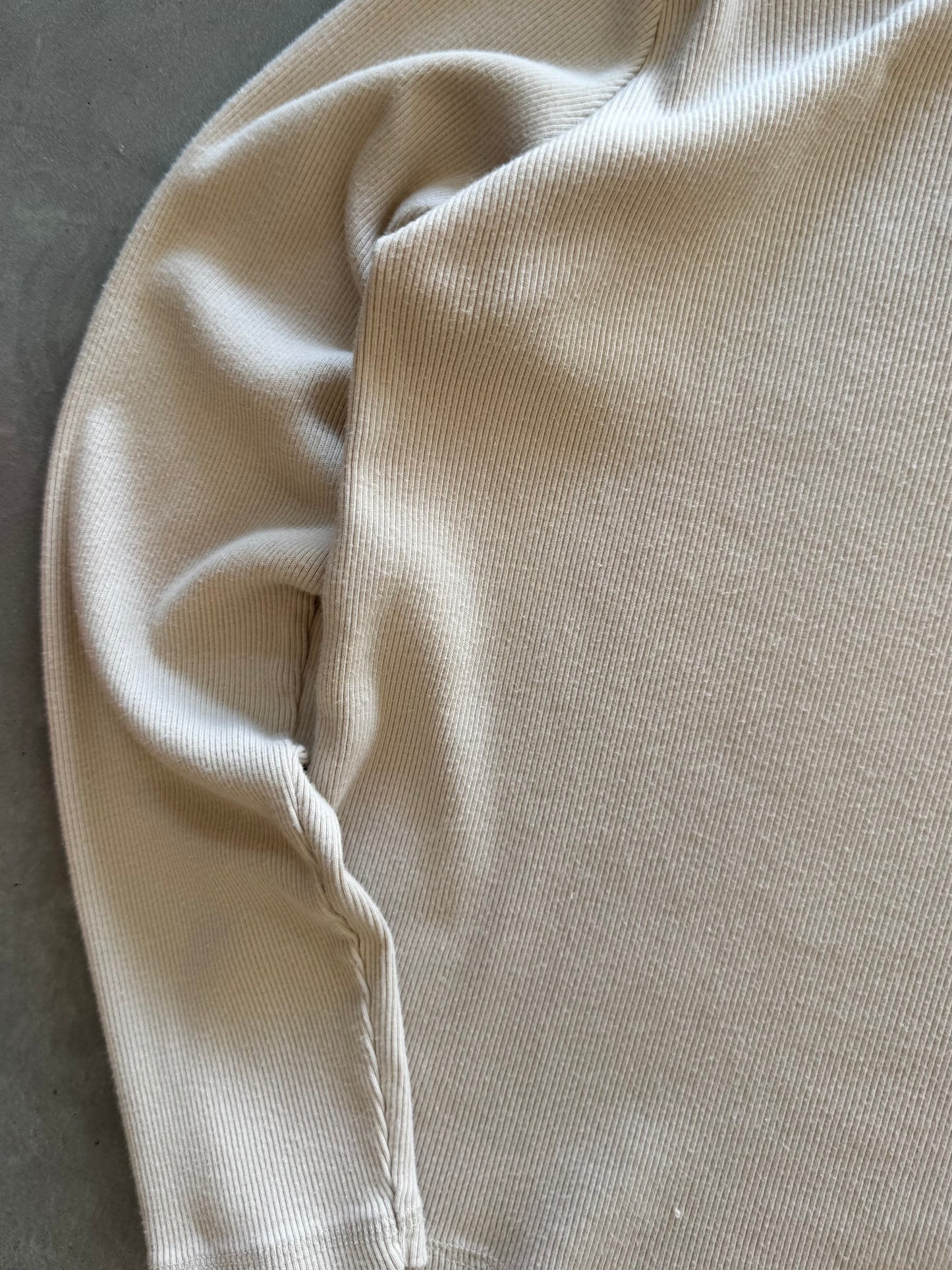 Vintage Ribbed Knit Women’s Long Sleeve - S