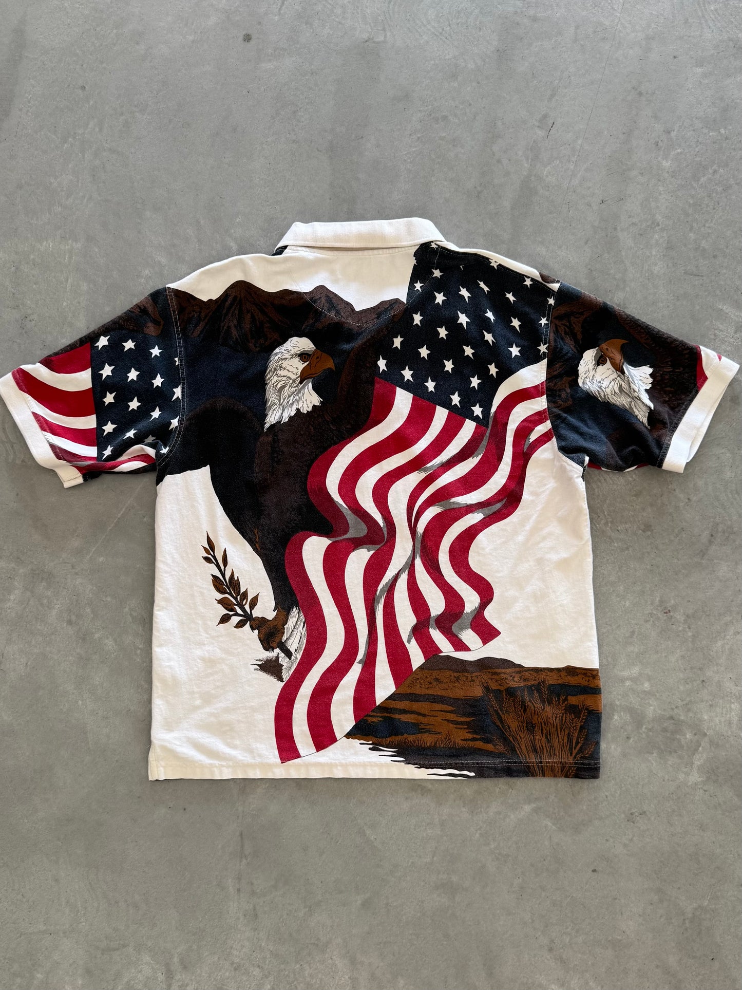 Vintage 4th of July Polo - XL