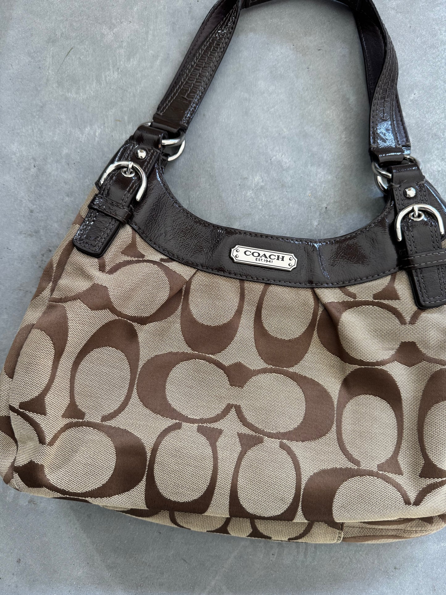 Vintage Coach Soho Signature Shoulder Bag