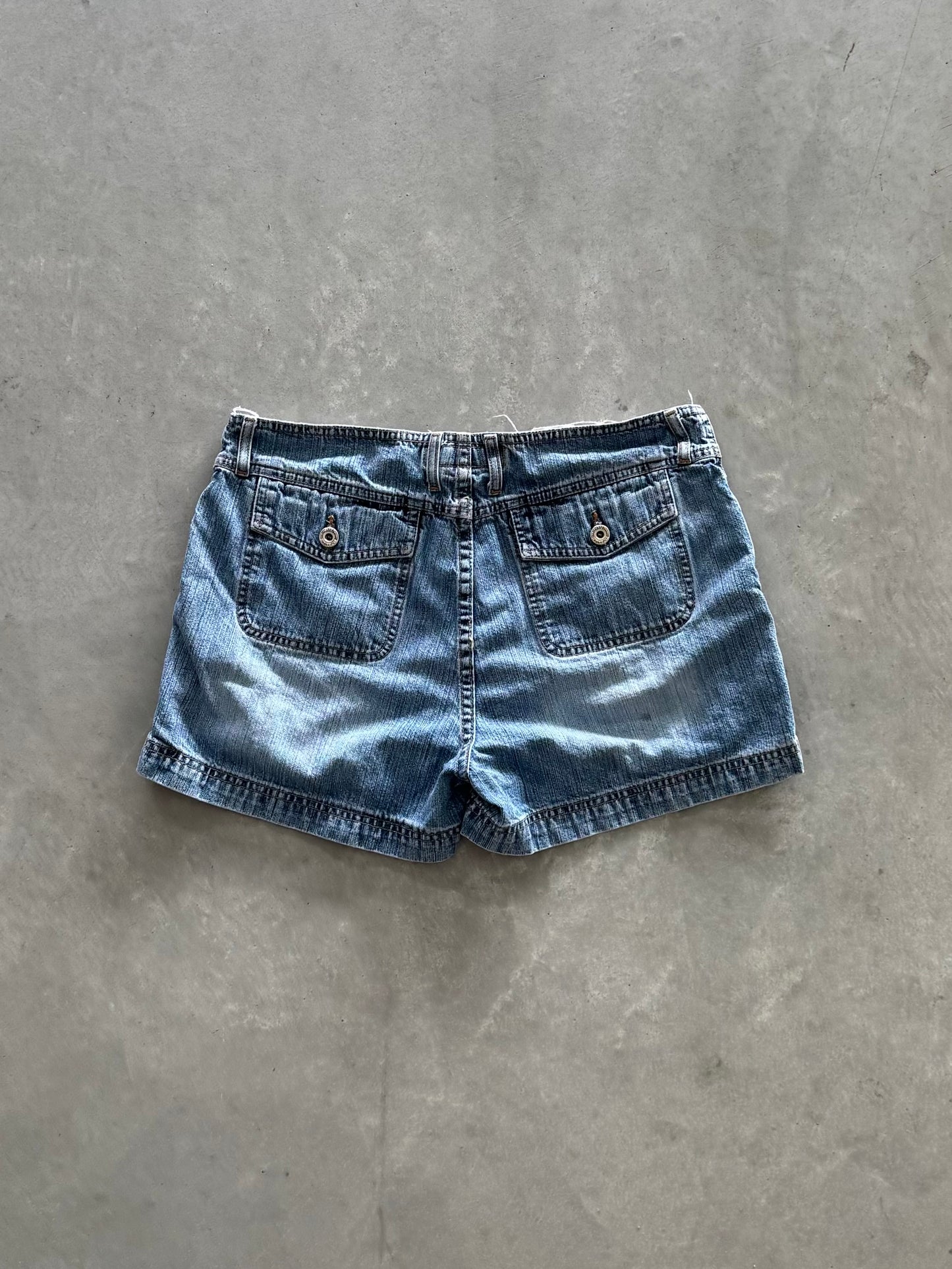 Vintage Hydraulic Denim Shorts - 32x3