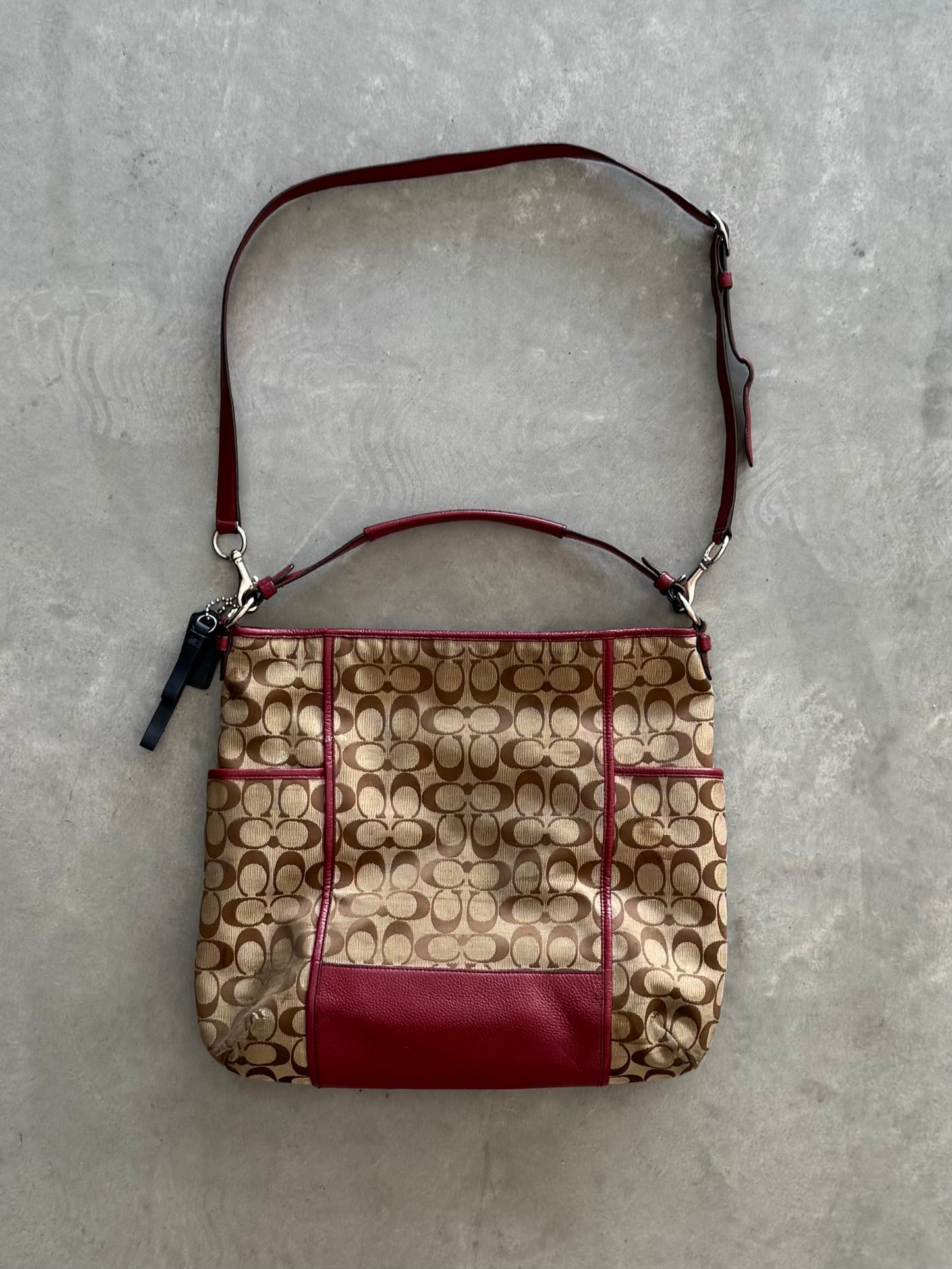 Vintage Coach Park Signature Hobo Bag