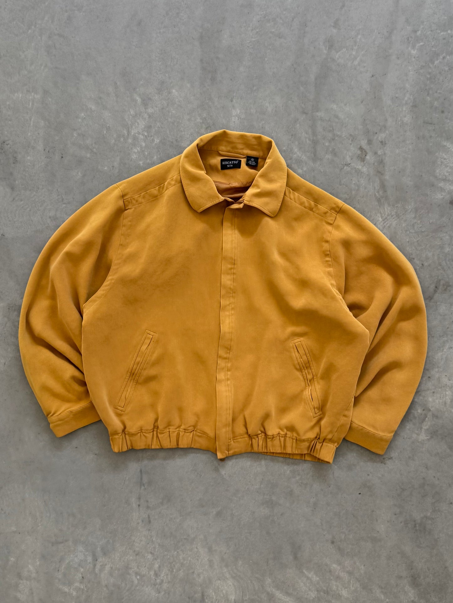 Silk Italian Bomber Jacket - XL