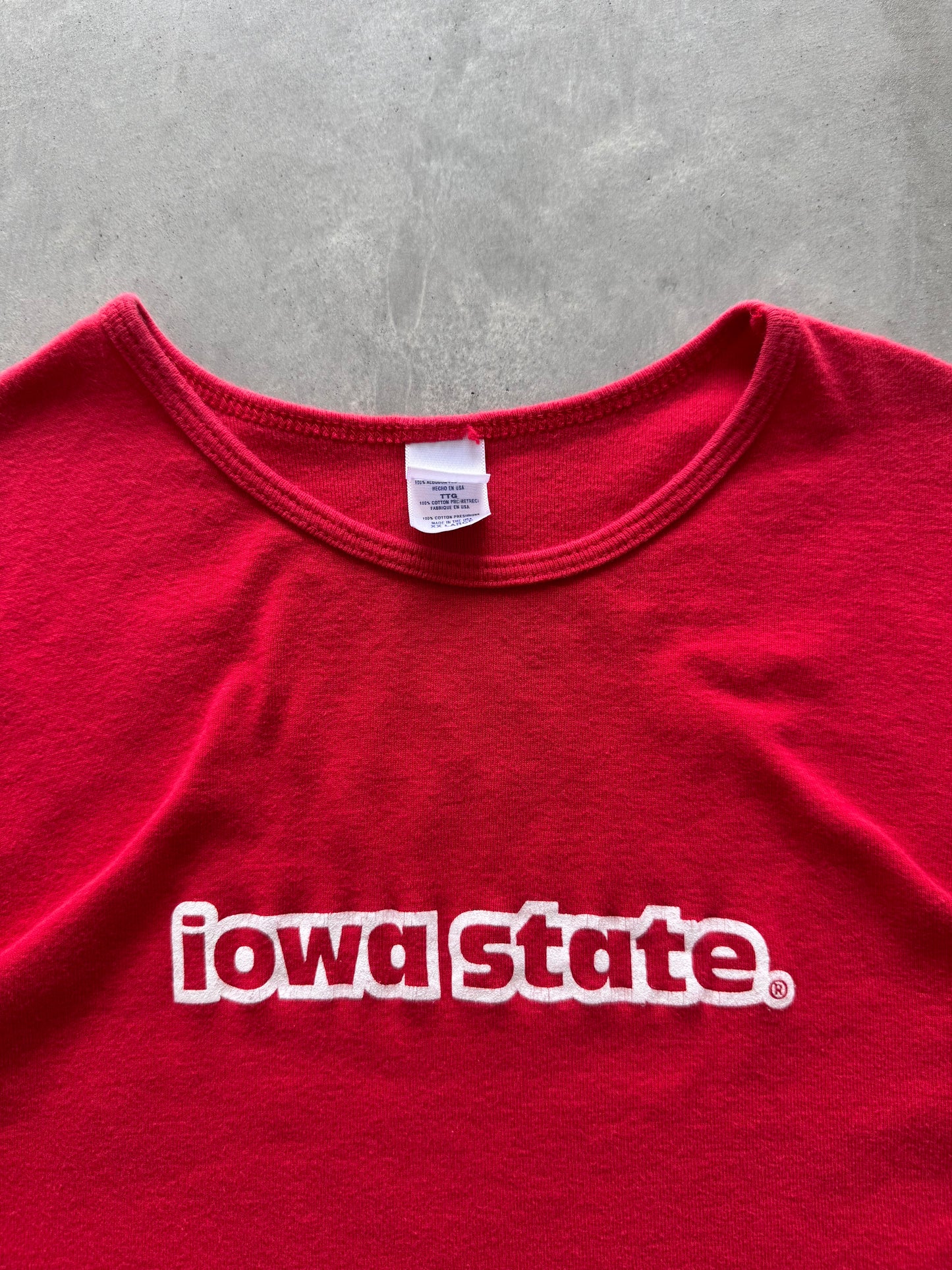 Vintage Iowa State Cyclones Baby Tee - XXL
