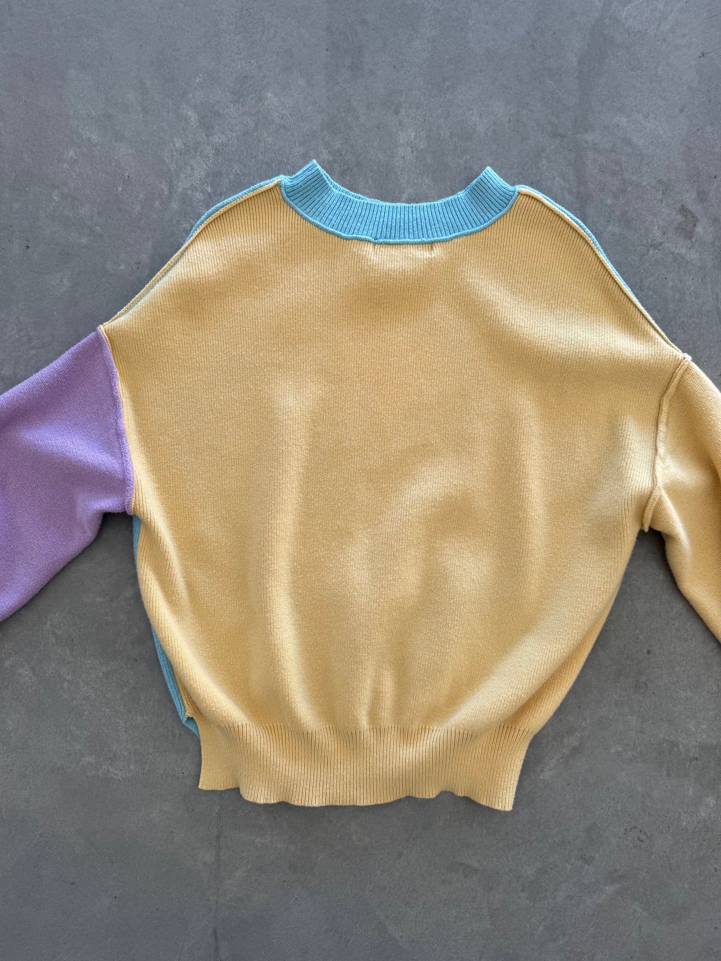 Color Block Sweater - S