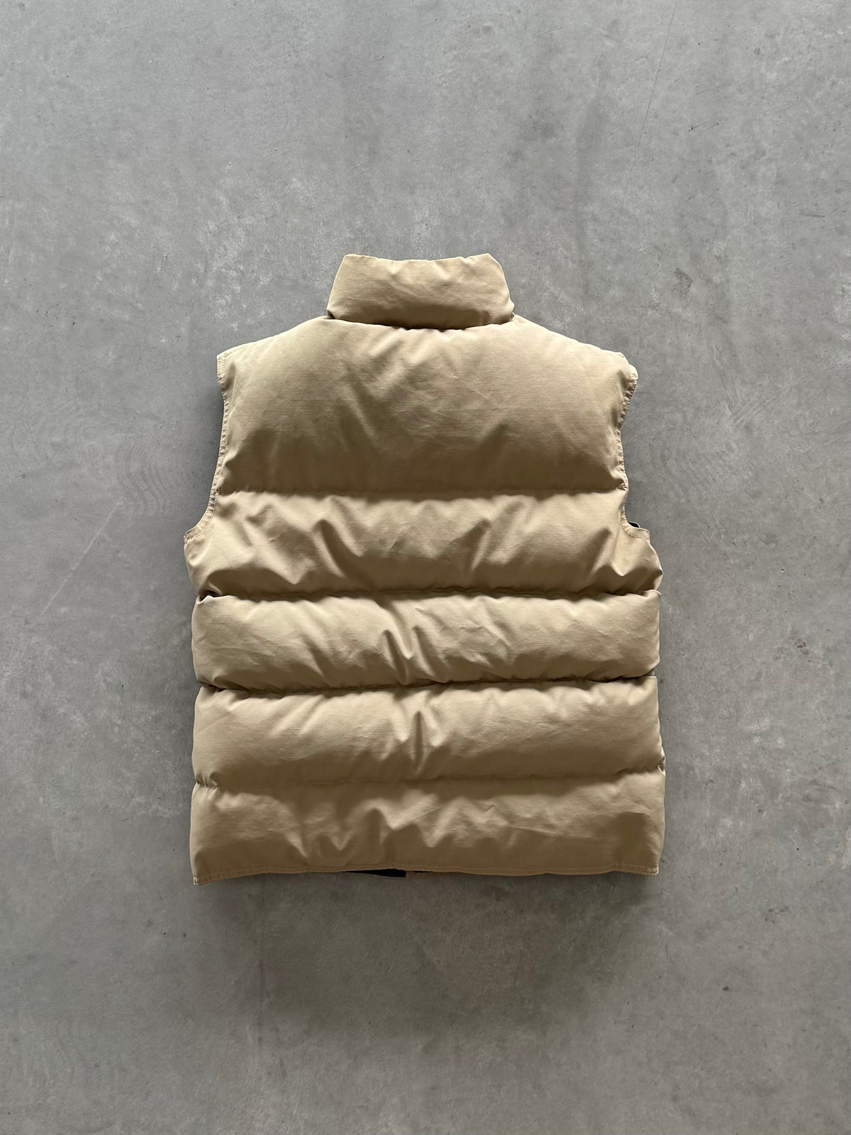 Vintage Puffer Vest Cinchable Waist - M