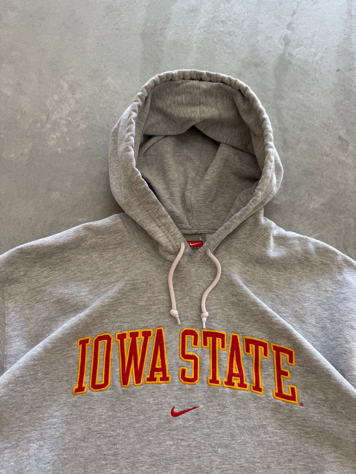 Vintage 90s Nike Iowa State Hoodie - L