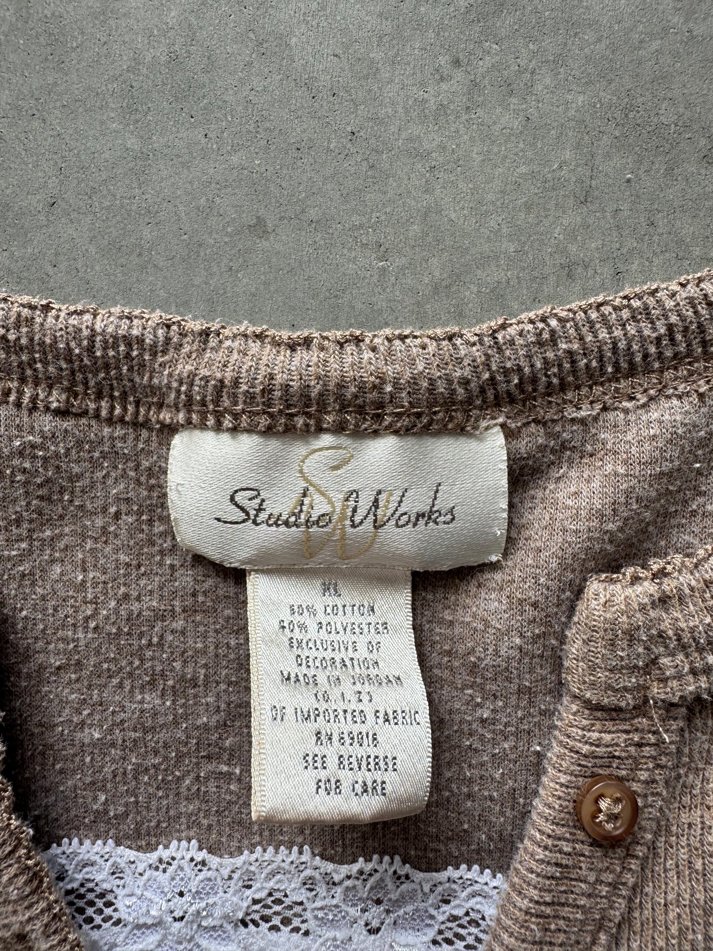 Vintage Layered Womens Longsleeve - XL