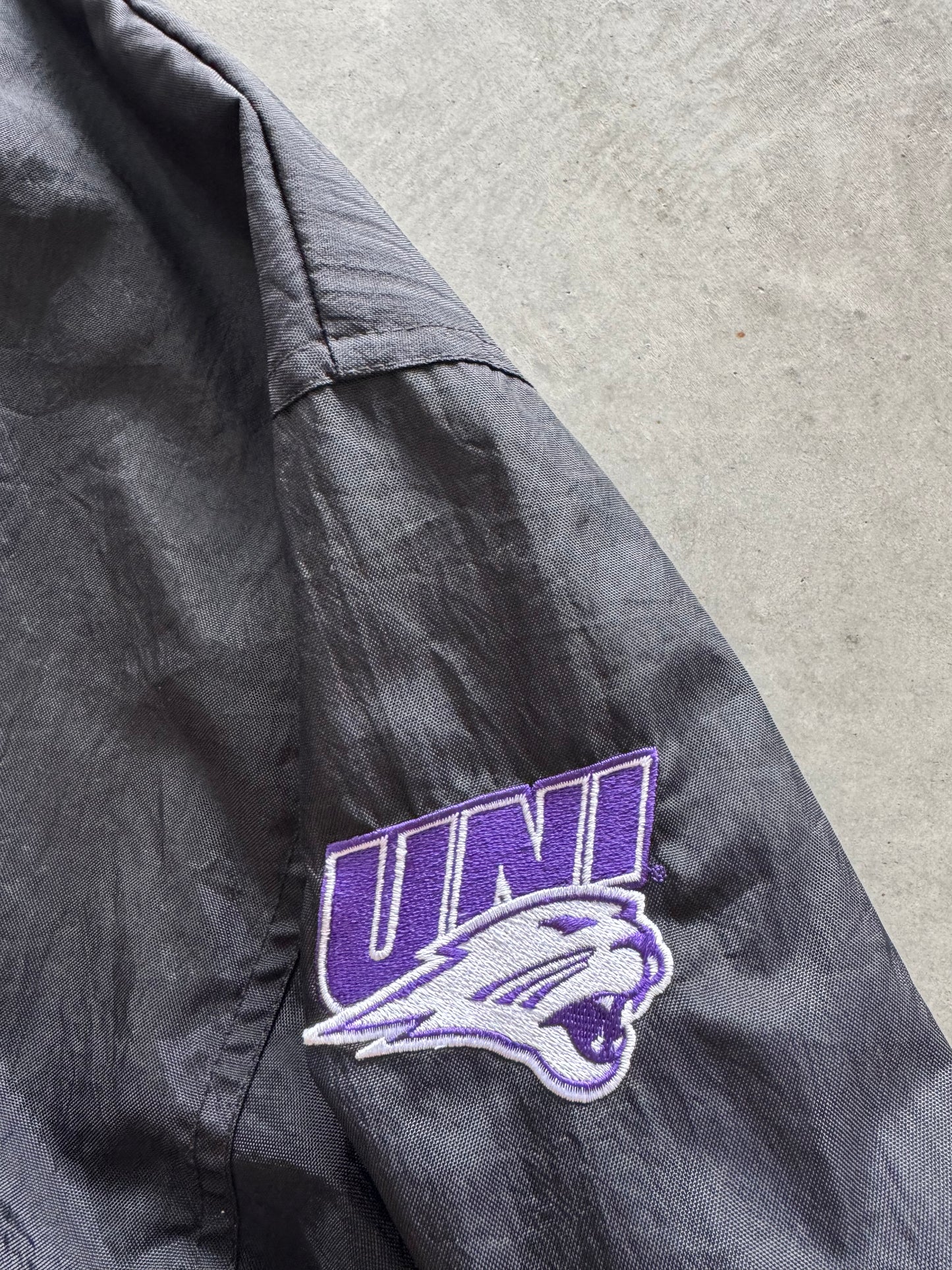 Vintage University of Northern Iowa Panthers Windbreaker - XXL
