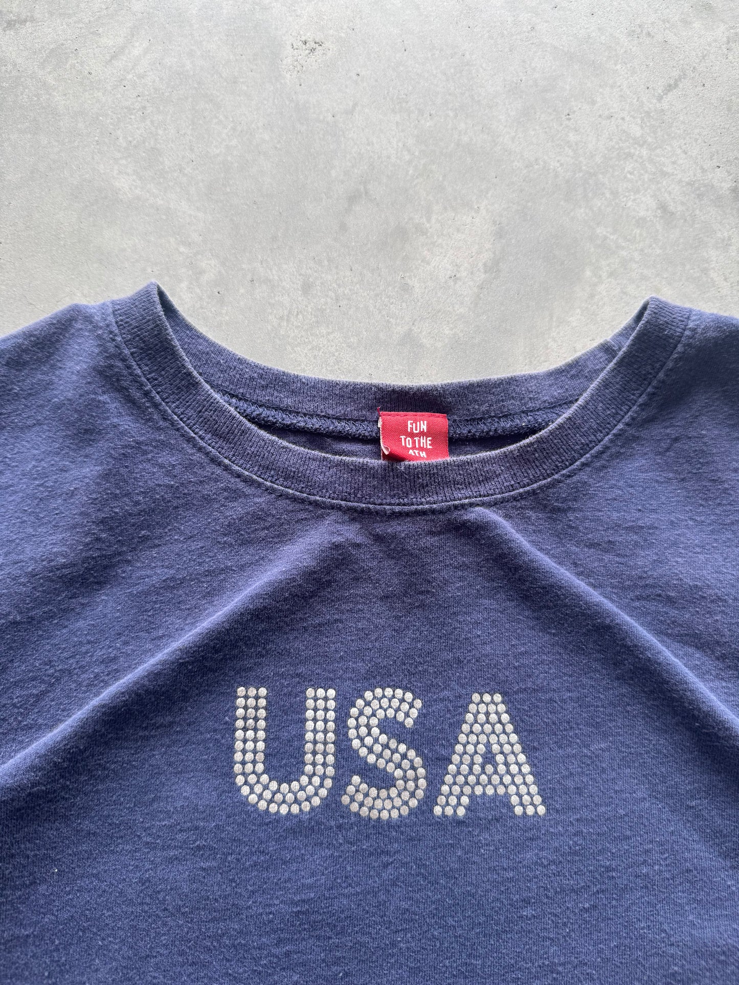 Vintage USA Baby Tee - XL