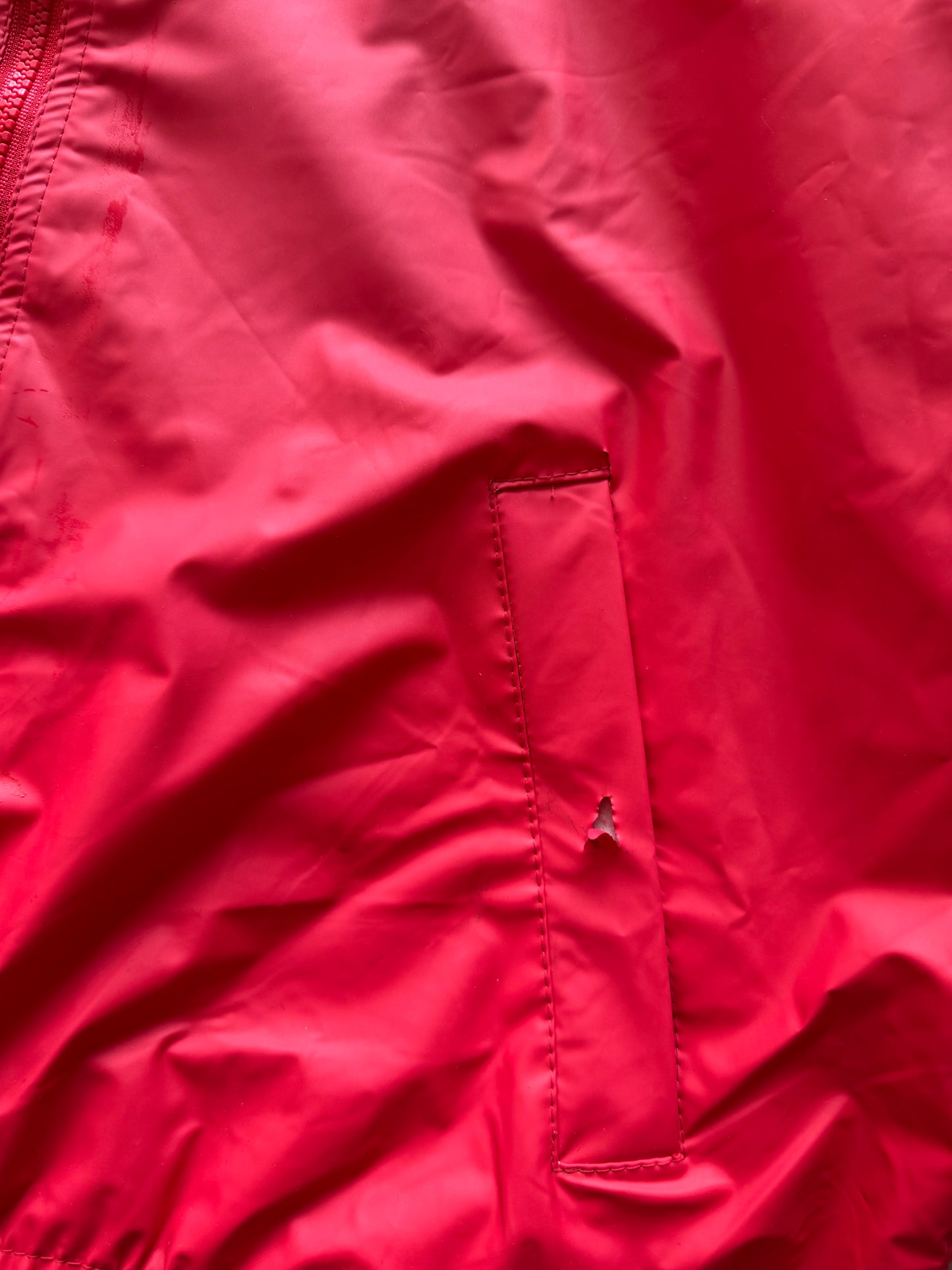 Vintage Iowa State Raincoat - L