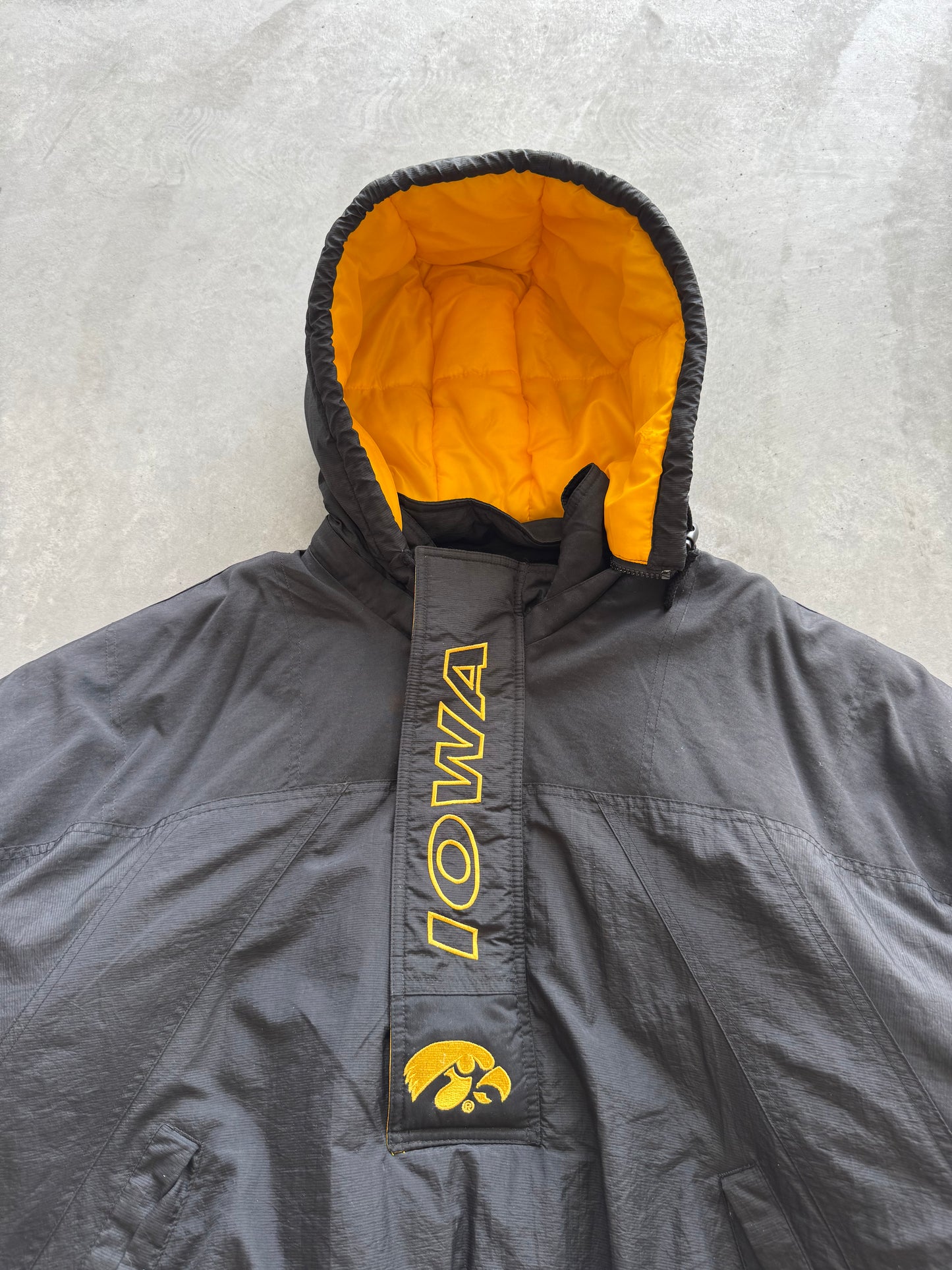 Vintage 90s Starter Iowa Hawkeyes Coat - XXL