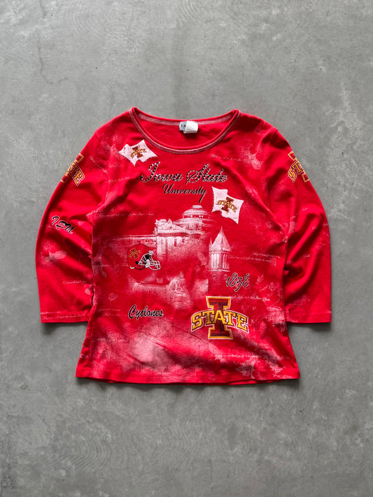 Vintage Iowa State Cyclones 3/4 Sleeve Women’s Tee - M