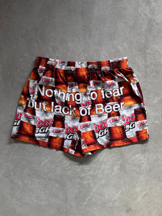 Vintage Coors Light Boxer Shorts - L