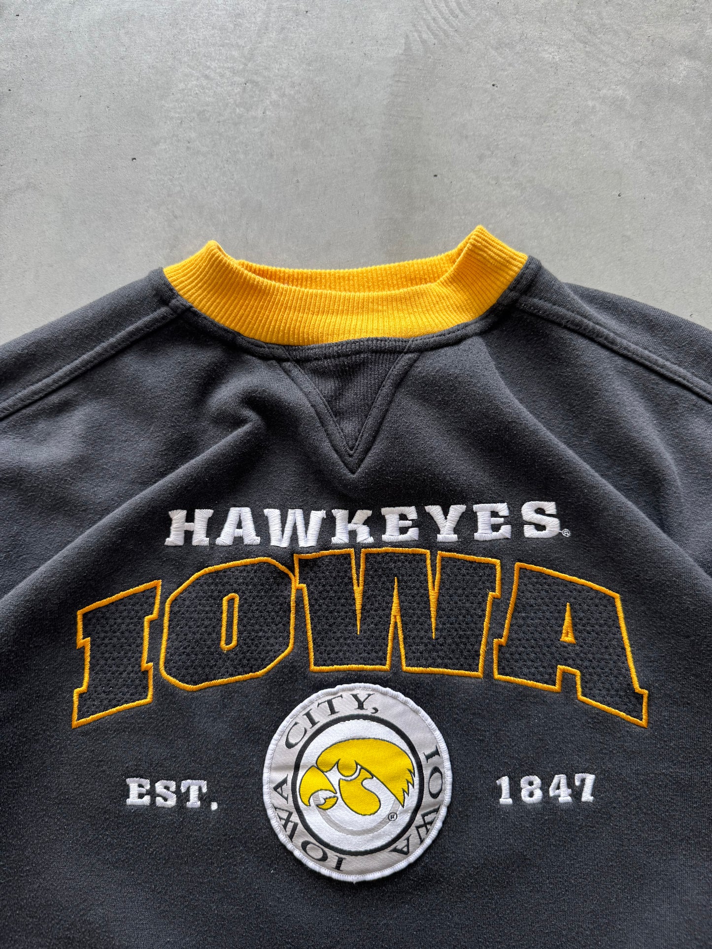 Vintage Iowa Hawkeyes Lee Sport Sweatshirt - XL
